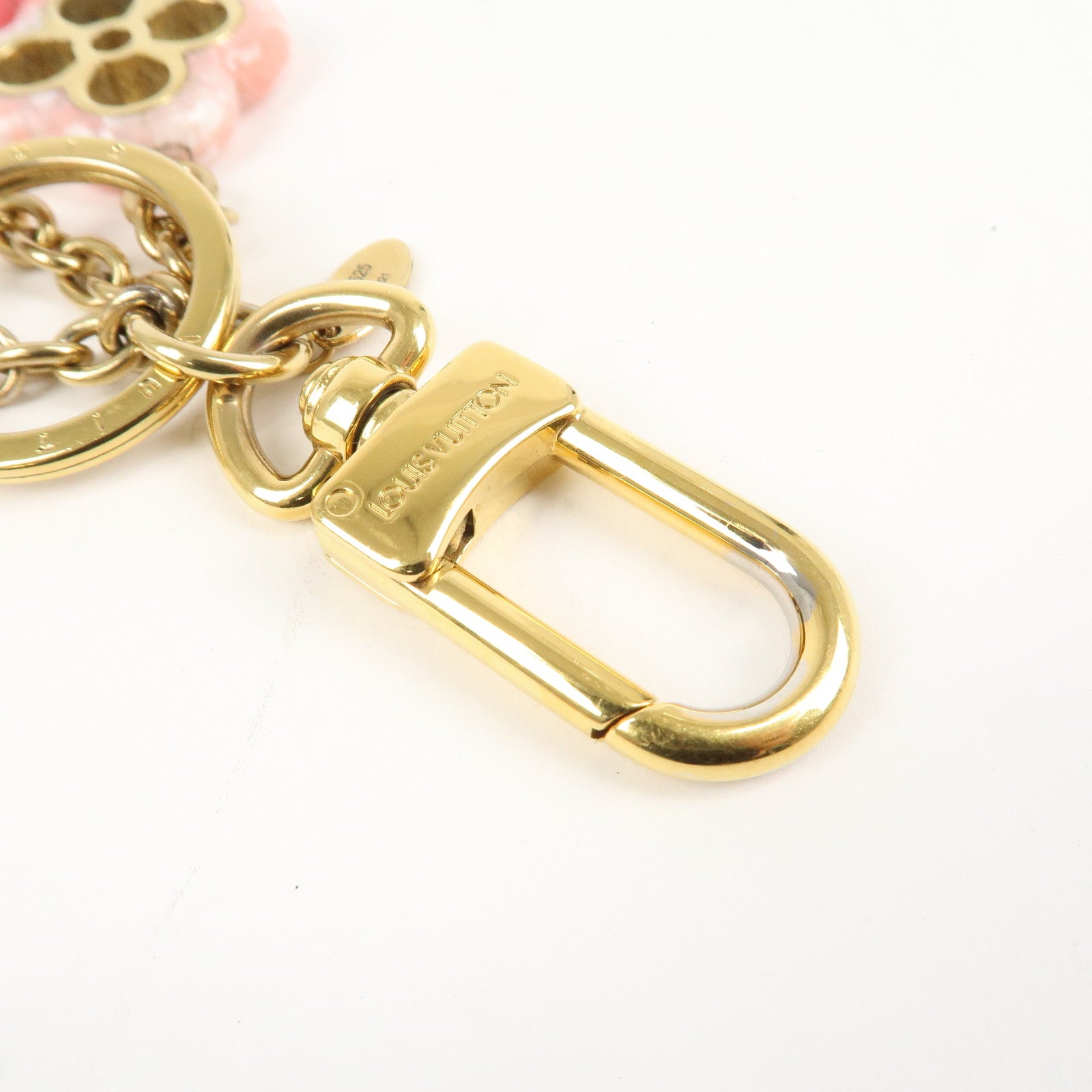 Louis Vuitton Porte Cles Color Line Charm Key Ring M64525 Used