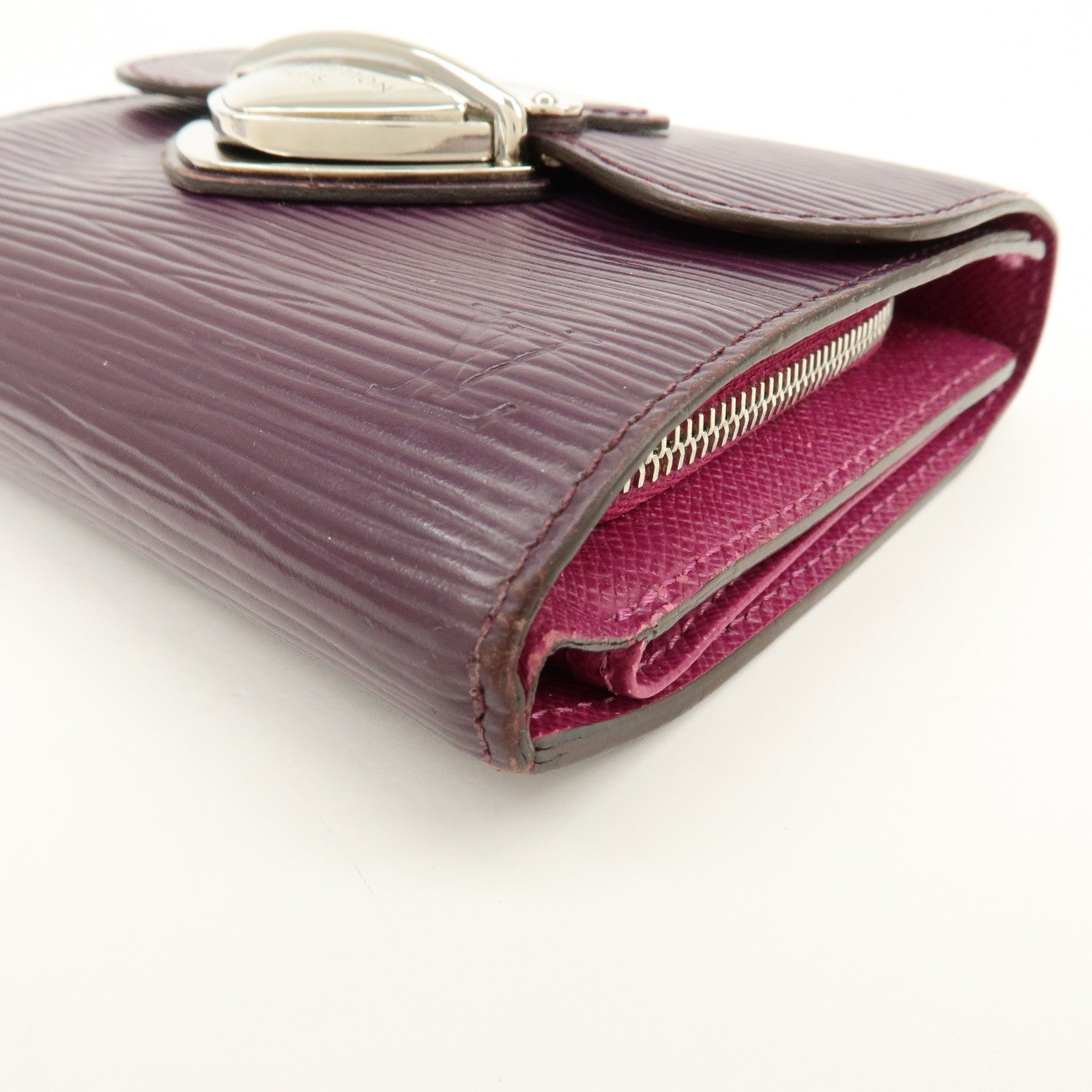 Louis Vuitton Epi Portefeuille Joy Leather Wallet Cassis M6658K