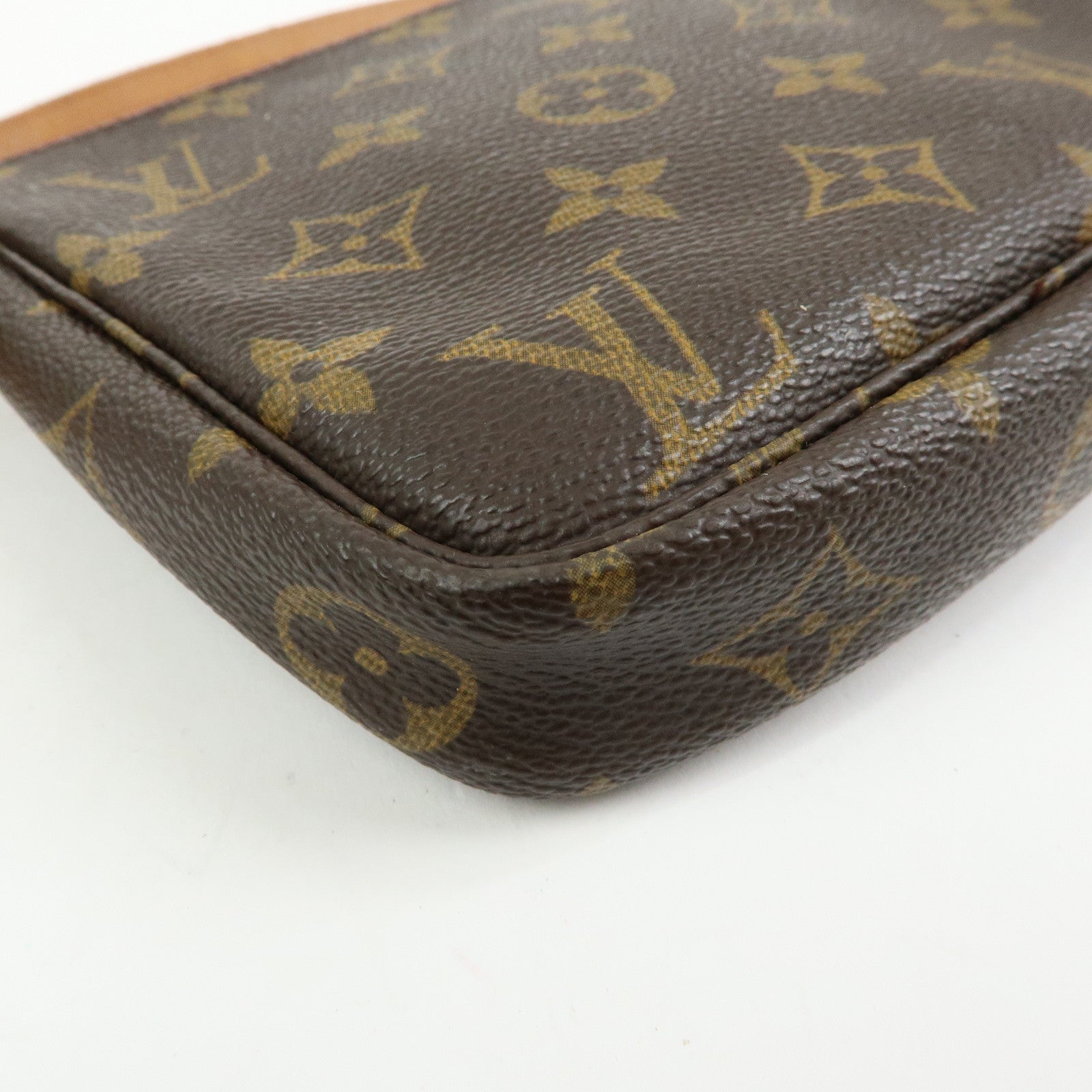 Louis Vuitton Monogram Pochette Accessoires Pouch Hand Bag M51980