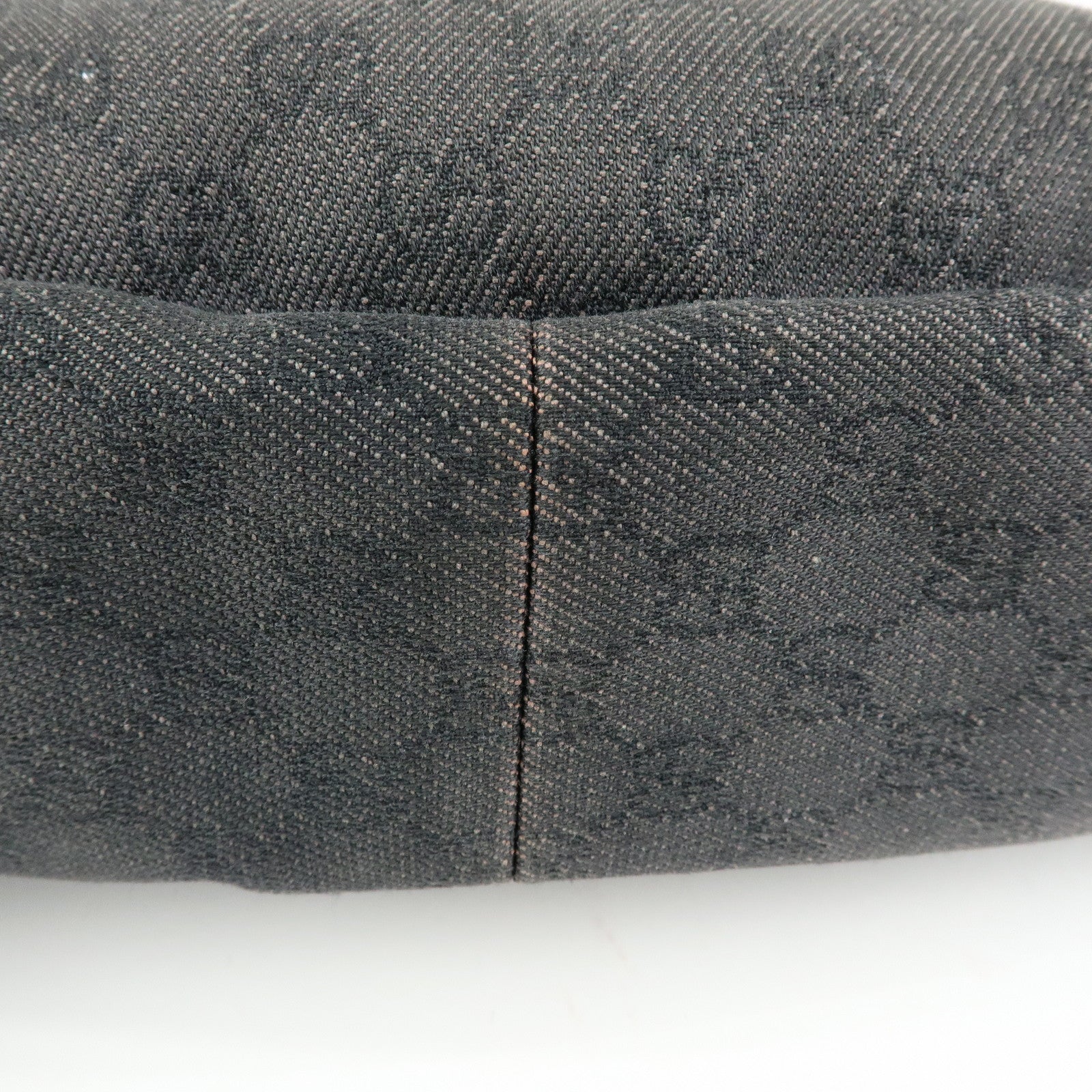 GUCCI Abbey GG Monogram Denim Tote Bag Hand Bag Black 293578
