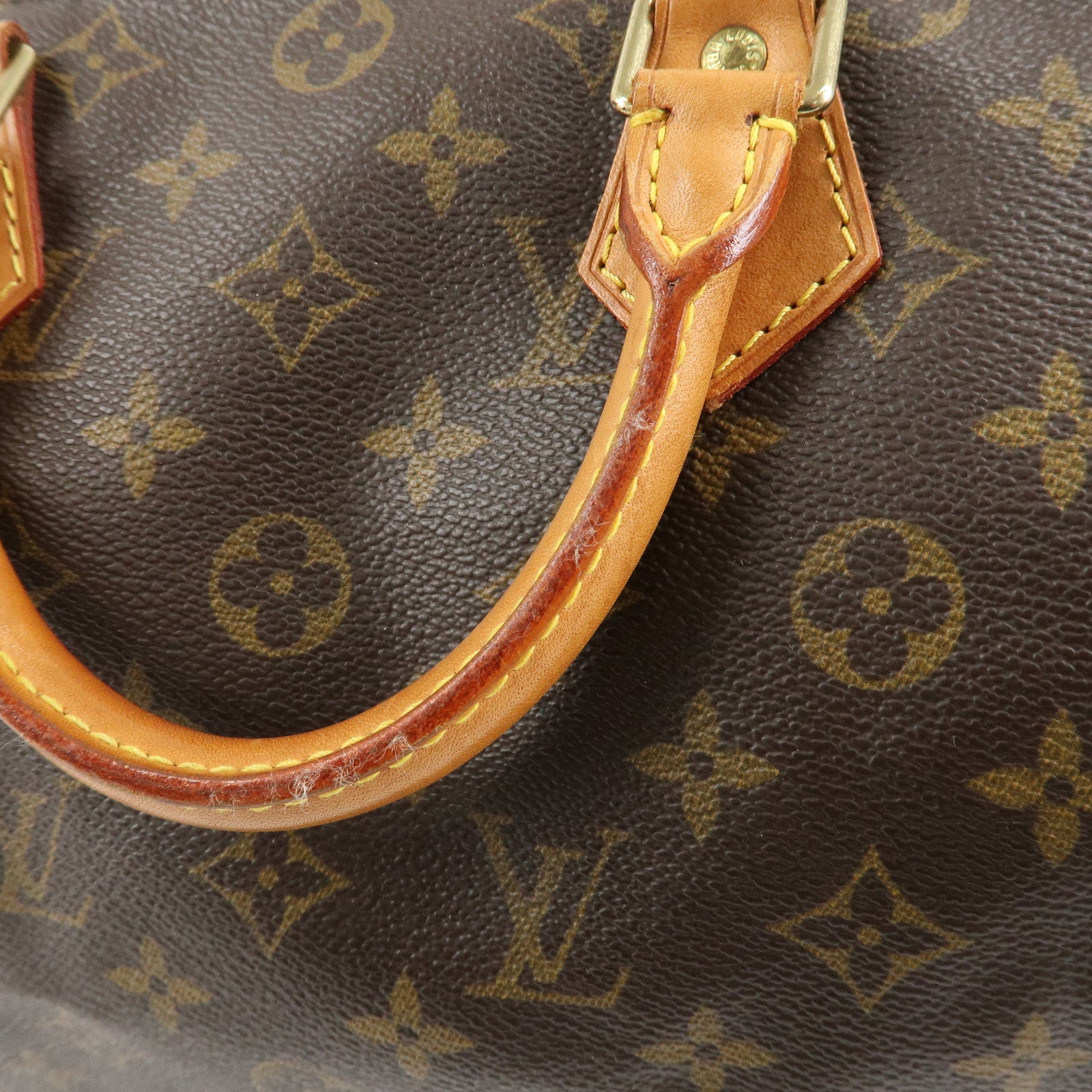 Louis Vuitton Monogram Speedy 30 Hand Bag Boston Bag M41526 Used
