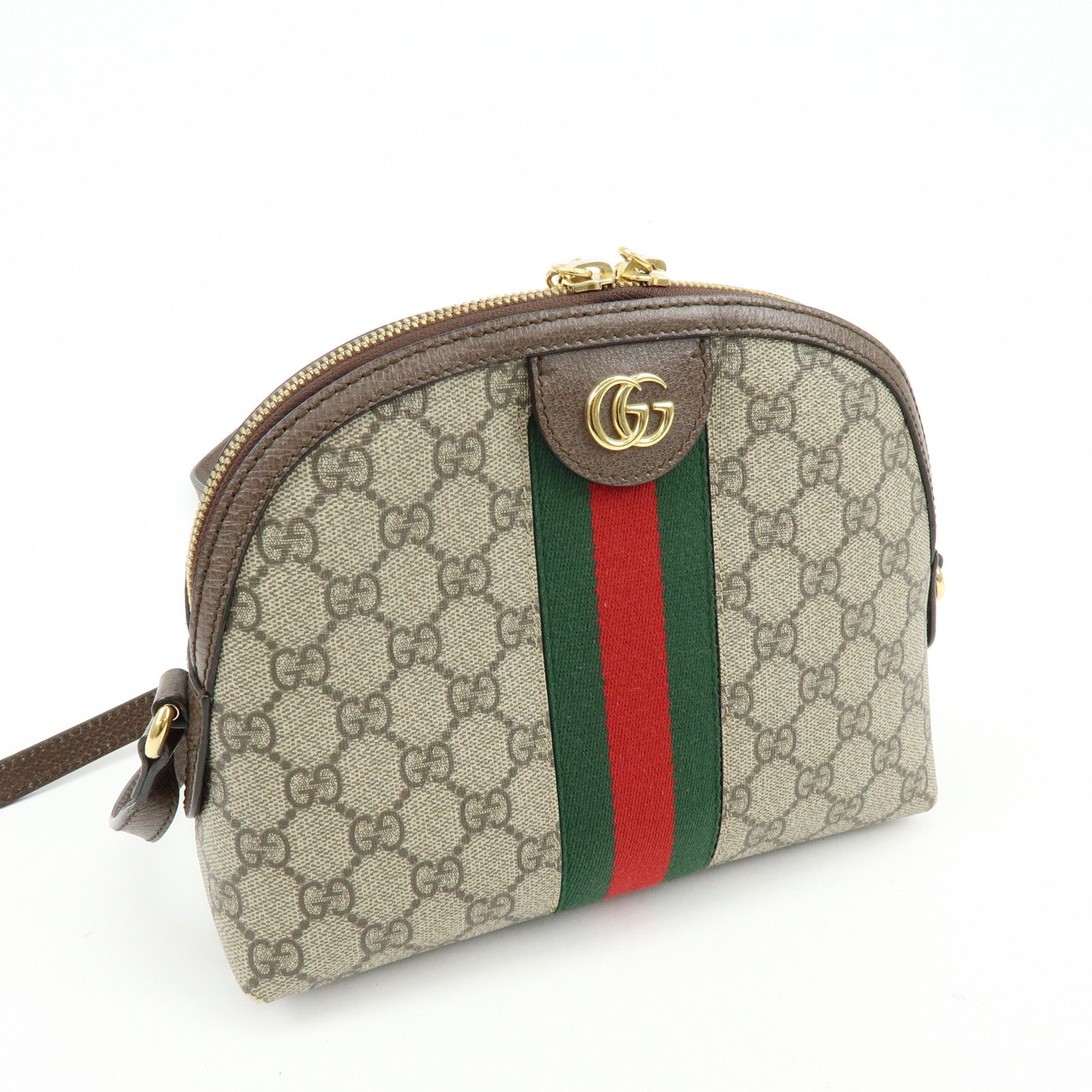 GUCCI Ophidia GG Supreme Shoulder Bag Crossbody Bag Brown 499621