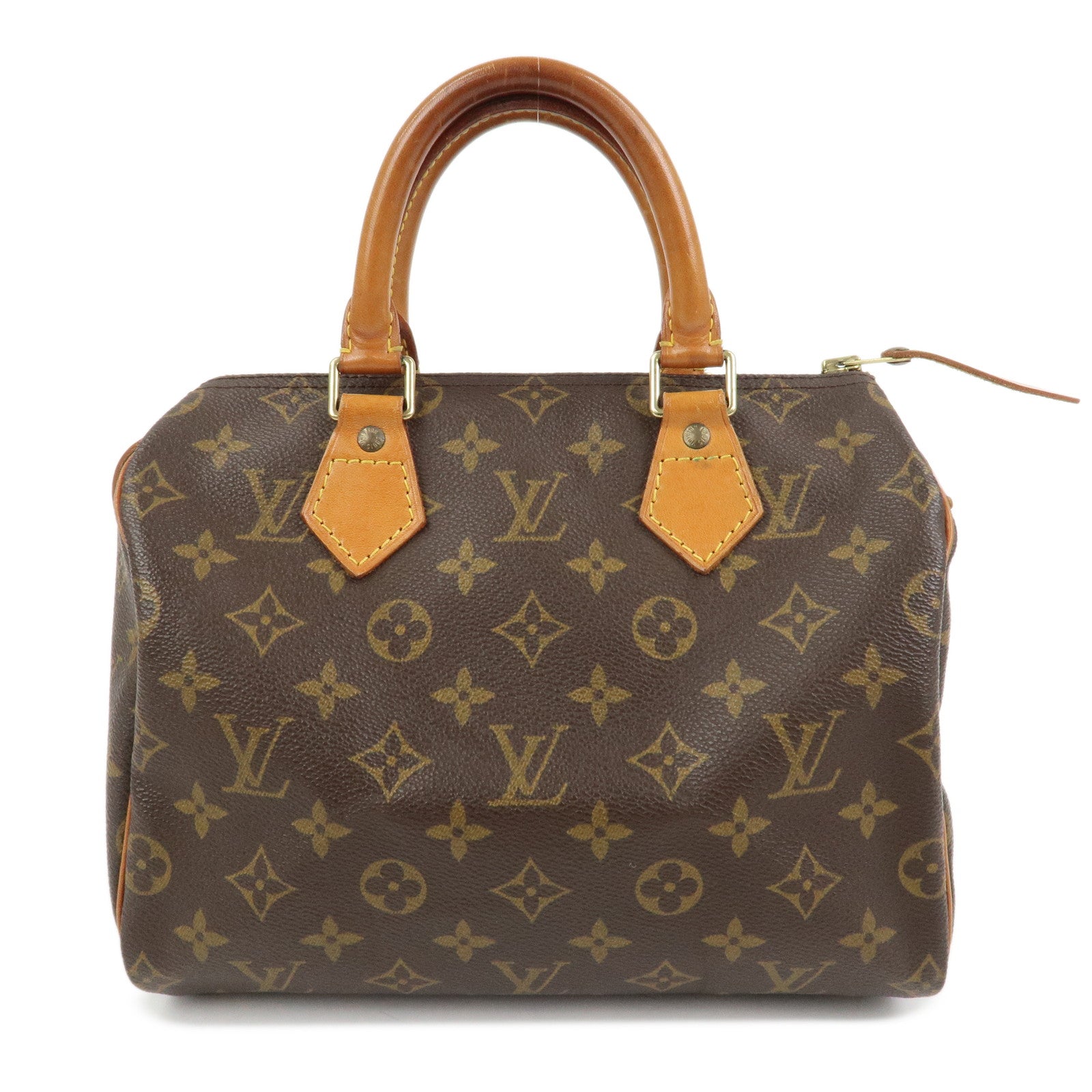 Louis Vuitton Monogram Speedy 25 Boston Bag Hand Bag Brown M41528