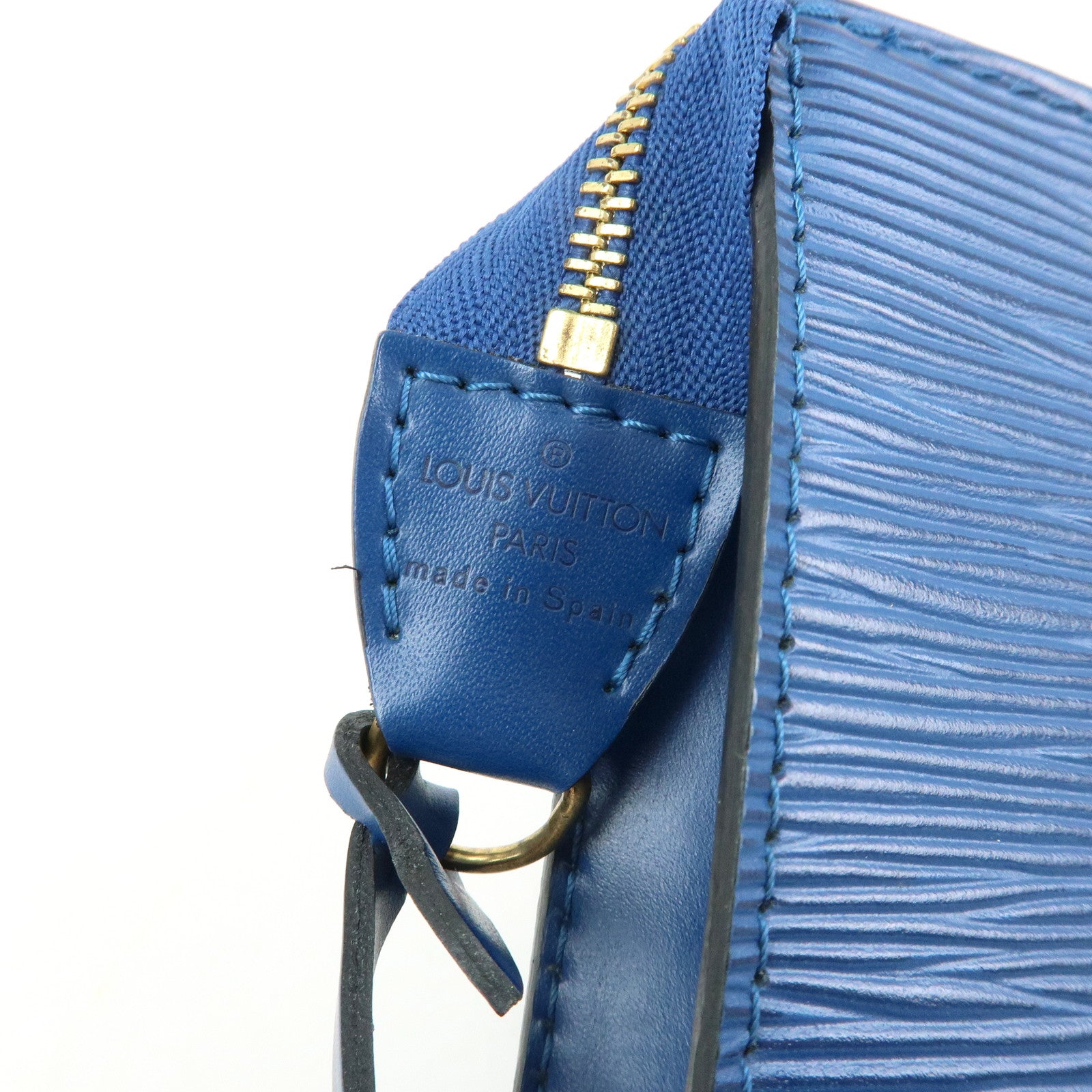 Louis Vuitton Epi Pochette Accessoires Pouch Toledo Blue M52945