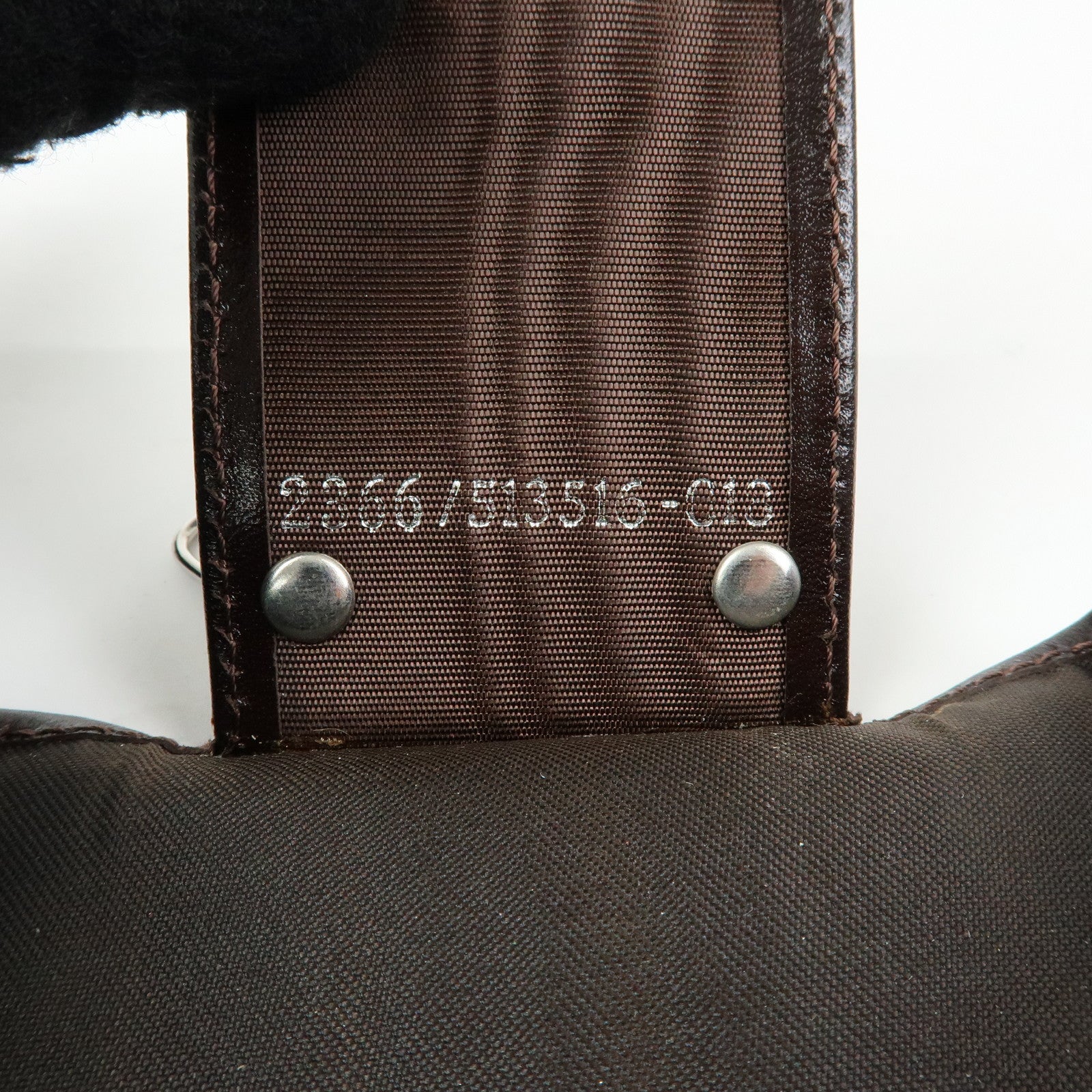 FENDI Zucca Canvas Leather 6 Rings Key Case Brown Black 513516