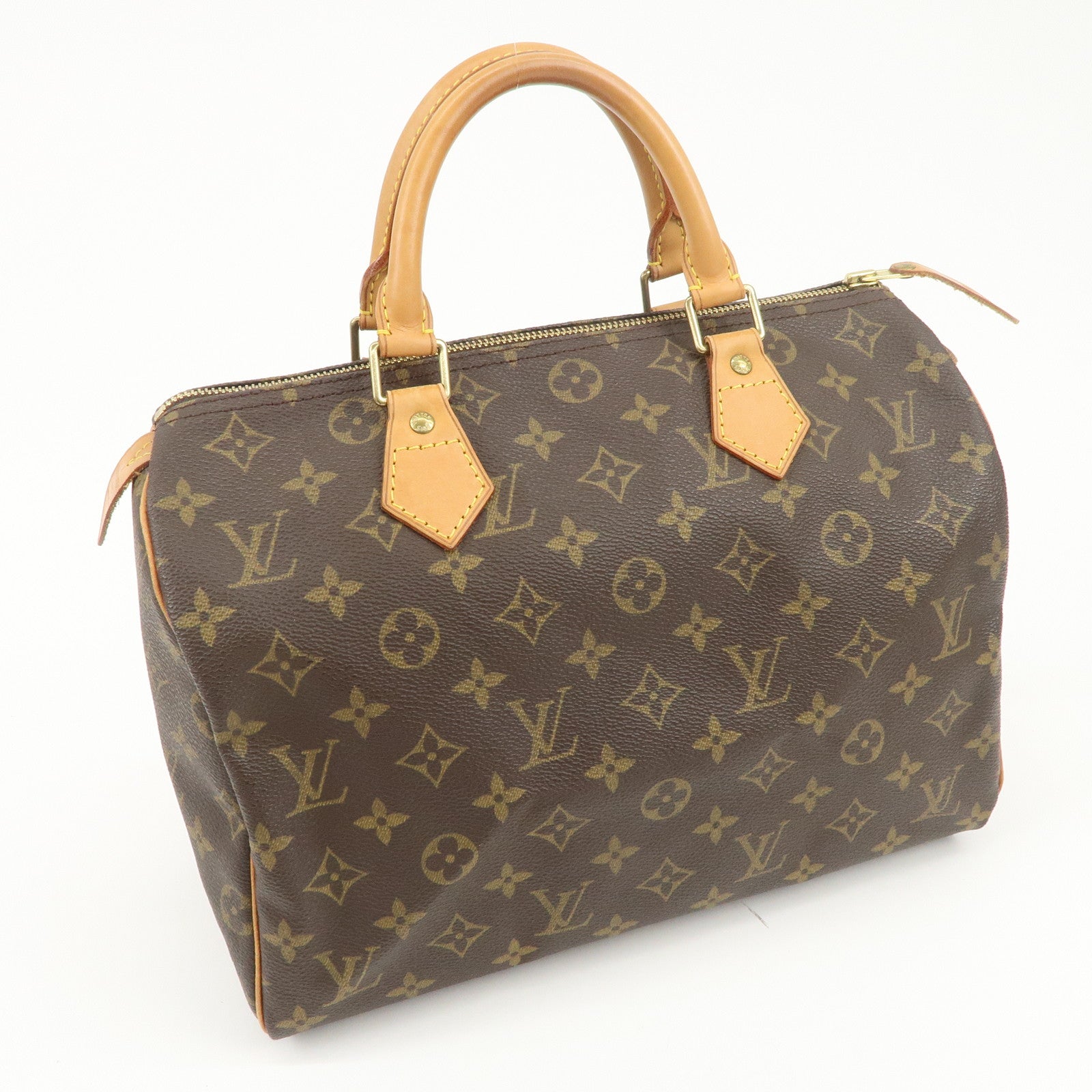 Louis Vuitton Monogram Speedy 30 Boston Bag Hand Bag Brown M41526