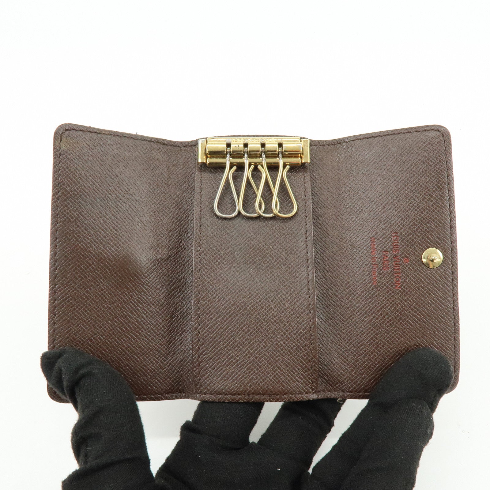 Louis Vuitton Damier Multicles 4 Key Case Damier Ebene N62631