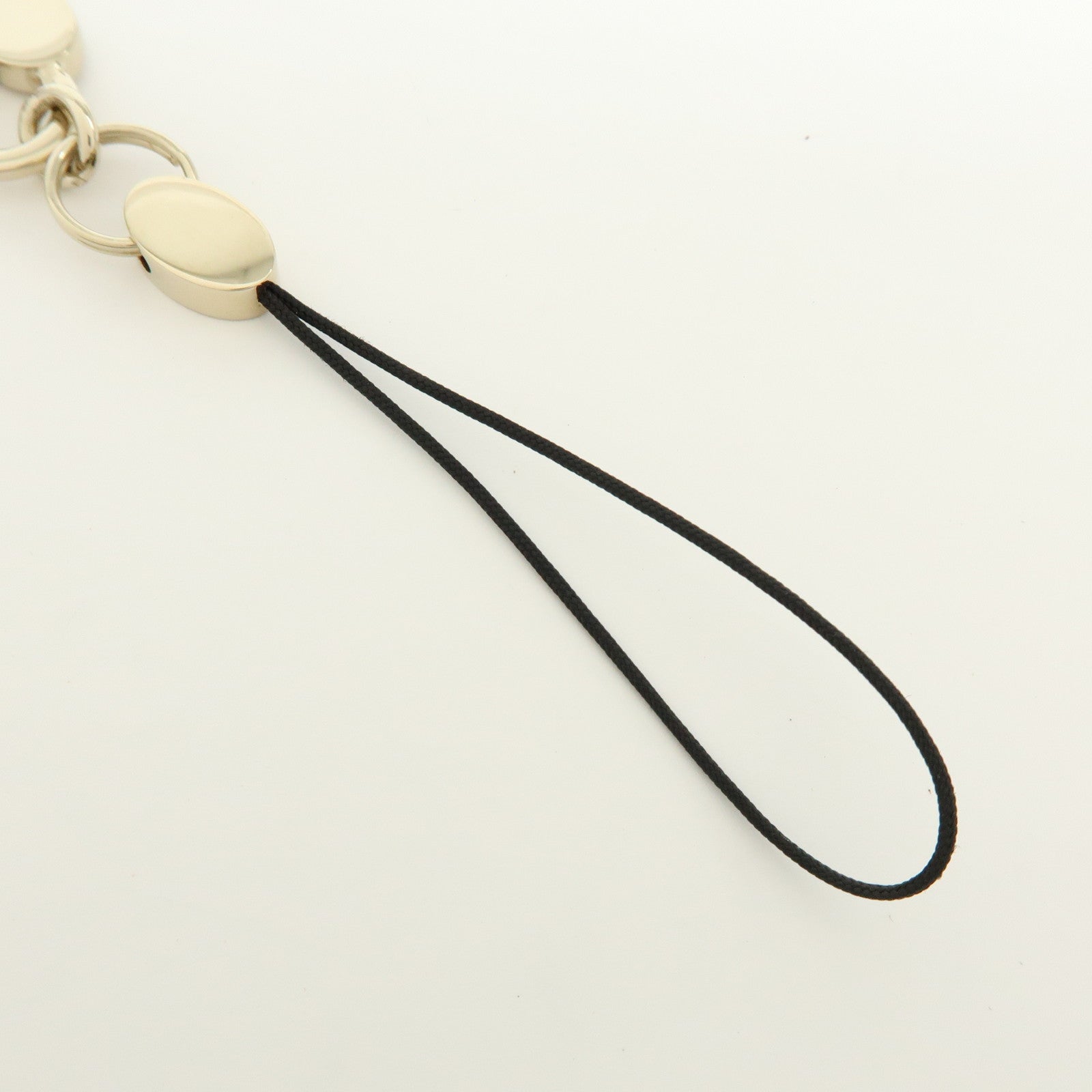 GUCCI Set of 2 Metal Bag Charm Key Chain Green Gold 138248