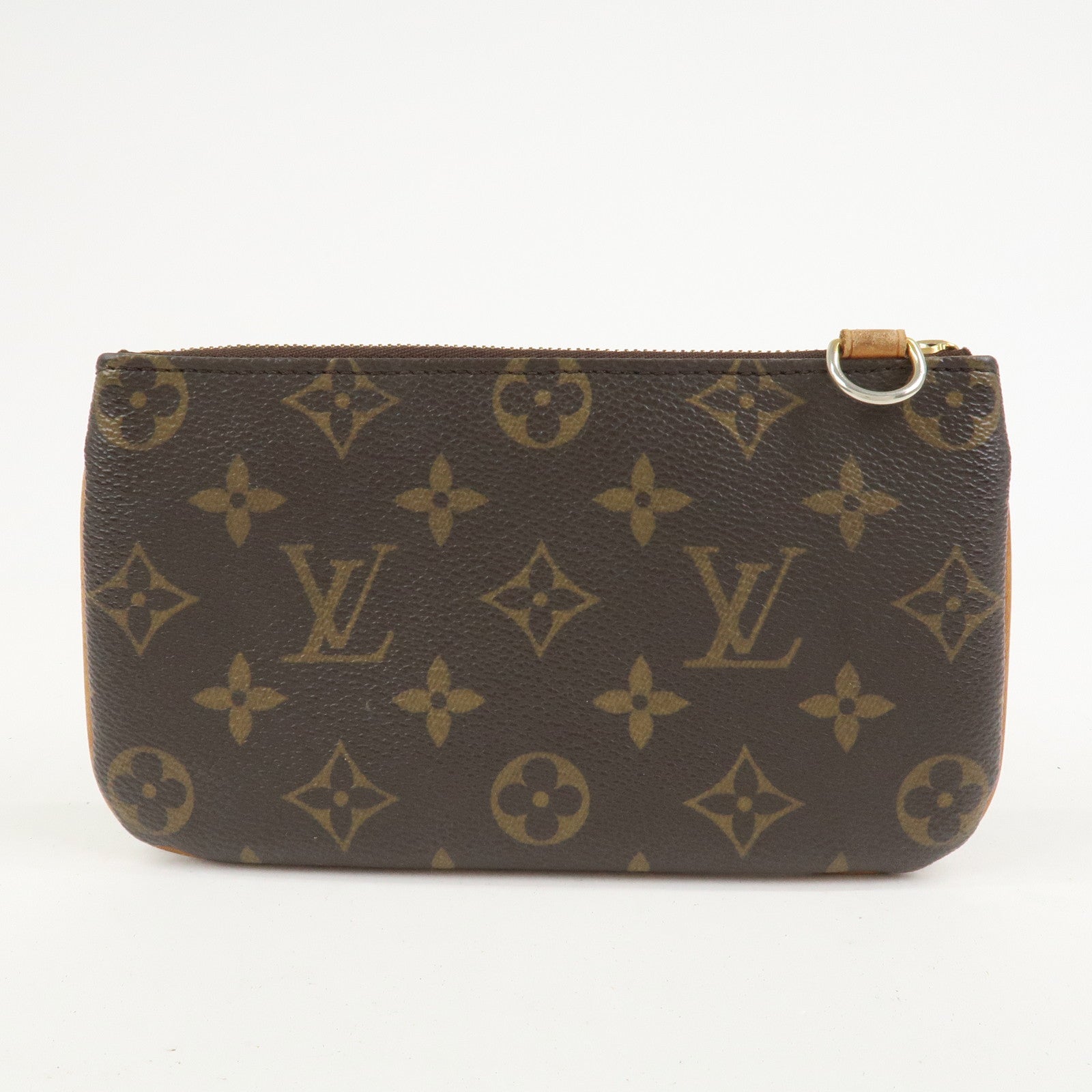 Louis Vuitton Monogram Pochette Tikal Pouch Purse Brown M60019