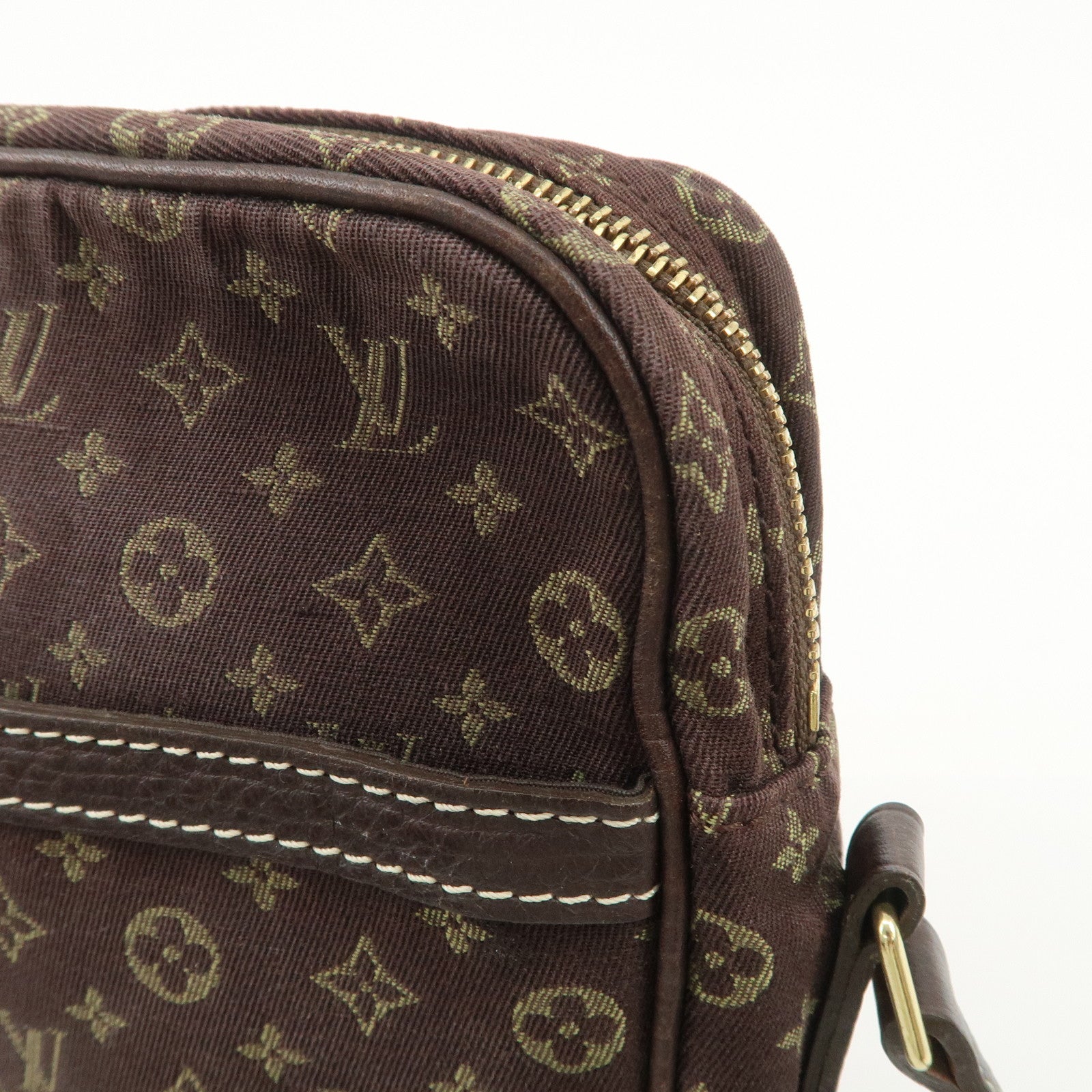Louis Vuitton Monogram Mini Lin Danube Shoulder Bag Brown M95228