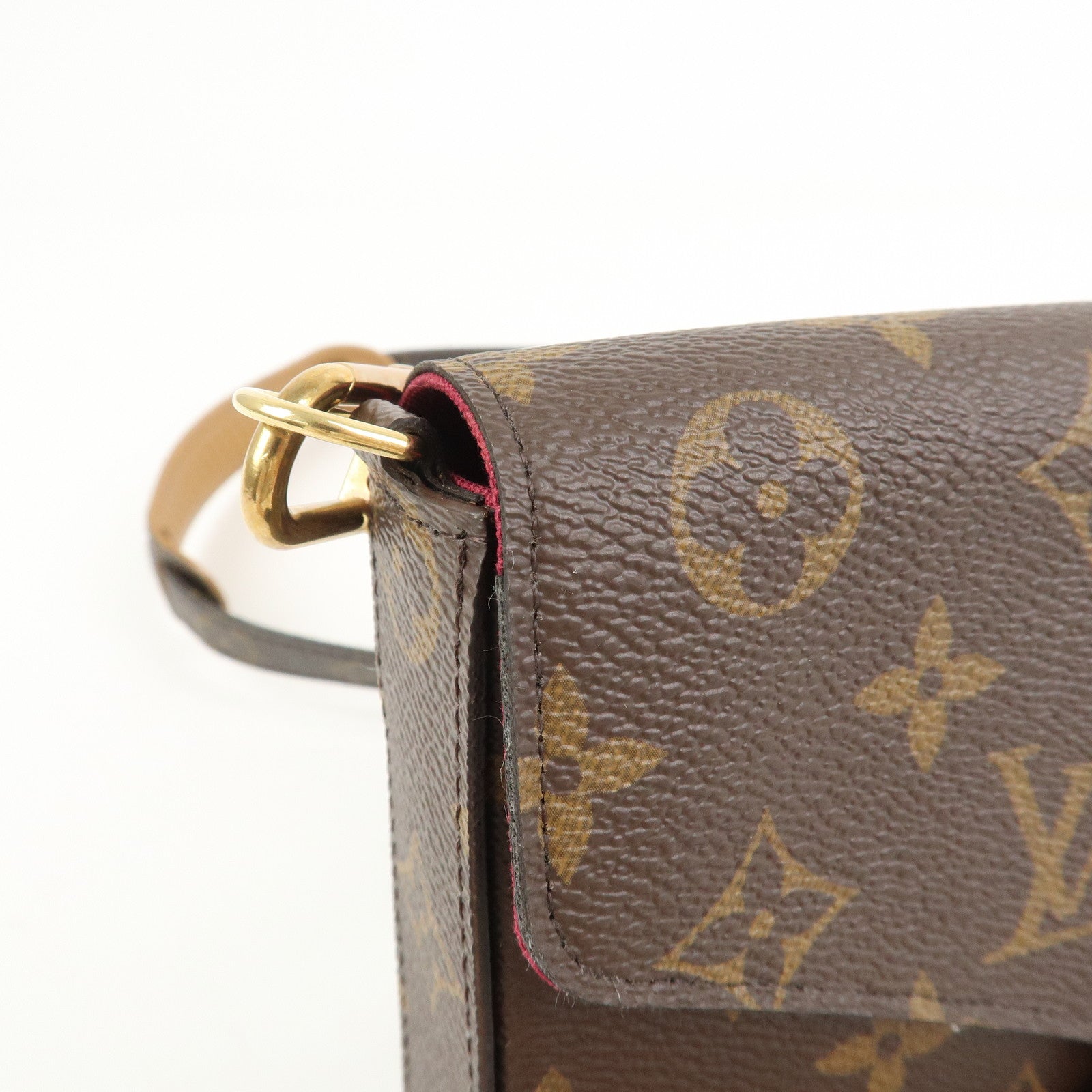 Louis Vuitton Monogram Pochette Felicie Shoulder Bag Brown M61276