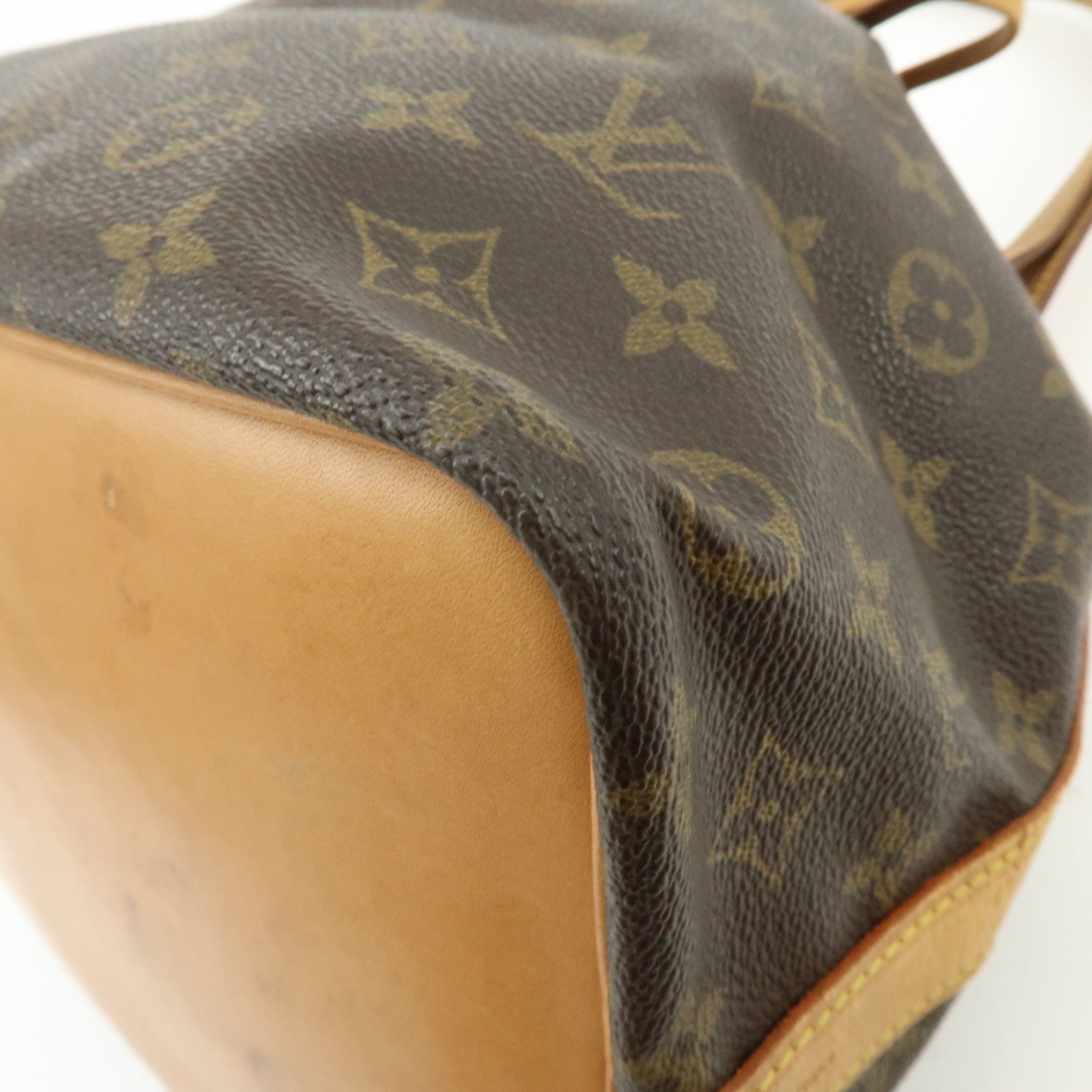 Louis Vuitton Monogram Petit Noe Shoulder Bag Brown M42226