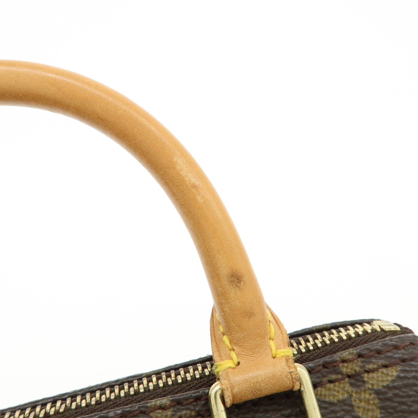 Louis Vuitton Monogram Mini Speedy Hand Bag Brown M41534