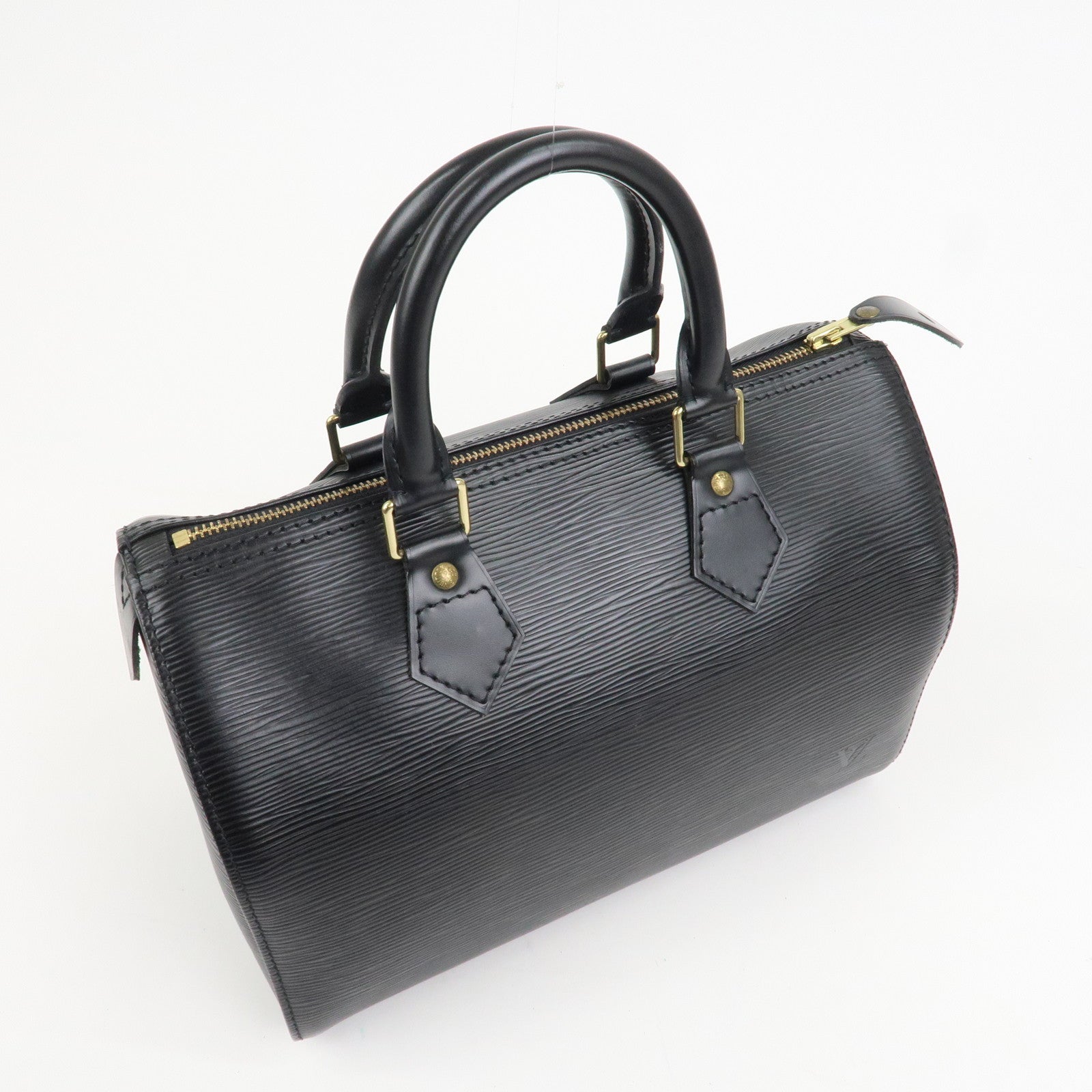 Louis Vuitton Epi Speedy 25 Hand Bag Boston Bag Noir M59032