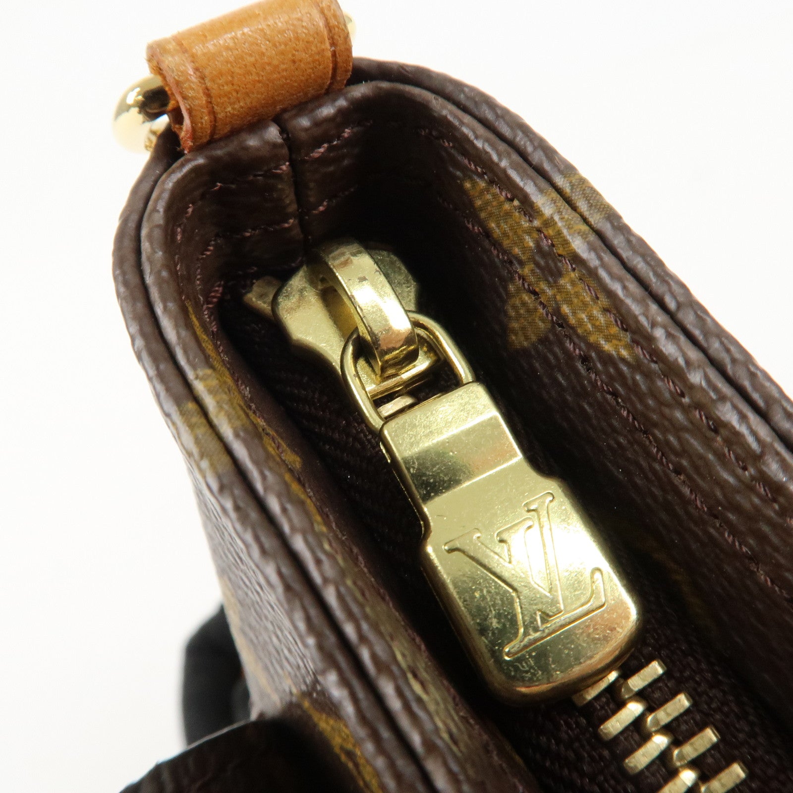 Louis Vuitton Monogram Partition Pouch Clutch Bag M51901 Used