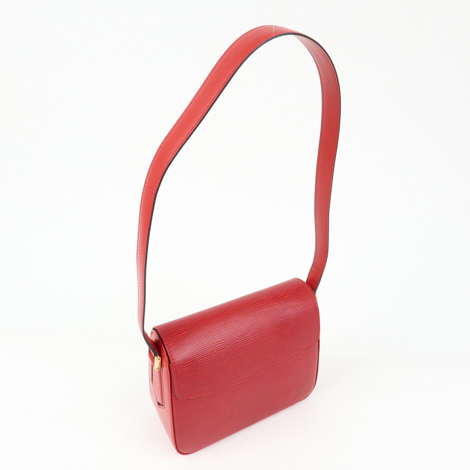 Louis Vuitton Epi Buci Shoulder Bag Hand Bag Castilian Red M52207
