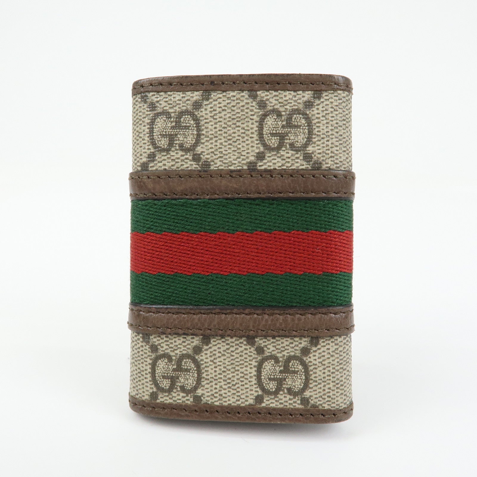 GUCCI GG Marmont Sherry GG Supreme Leather 6 Ring Key Case 603732