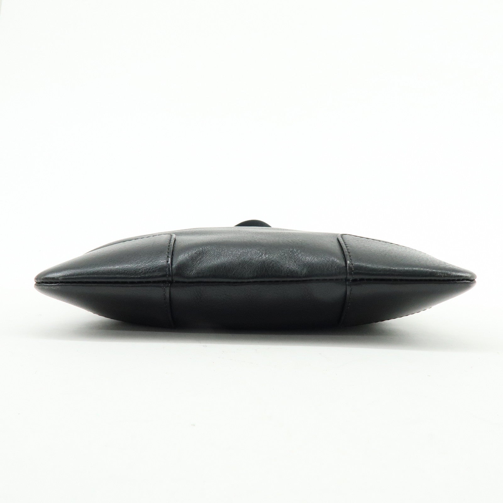 LOEWE Anagram Calf Leather Shoulder Bag Crossbody Bag Black