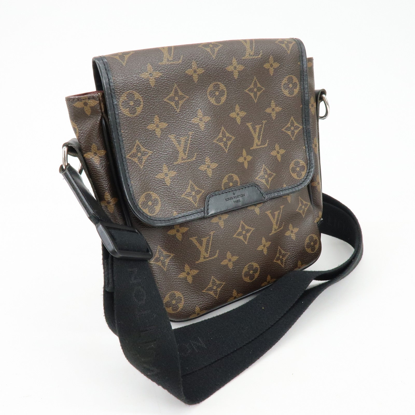 Louis Vuitton Monogram Macassar Bass PM Shoulder Bag Brown M56717