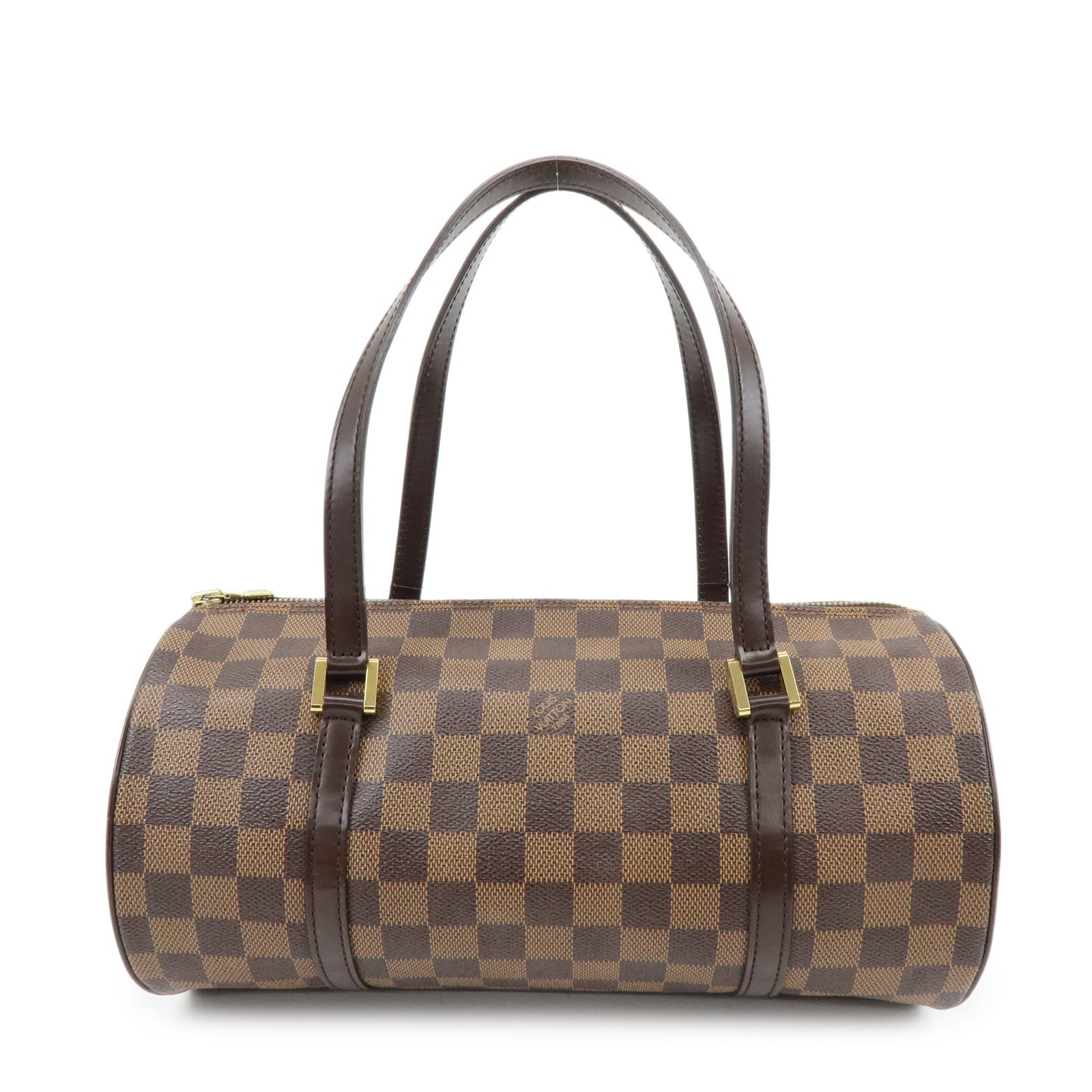 Louis Vuitton Damier Ebene Papillon 30 Hand Bag Brown N51303