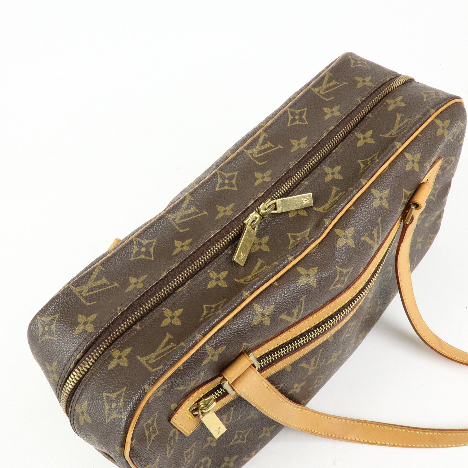 Louis Vuitton Monogram Cite GM Shoulder Bag Boston Bag Brown M51181