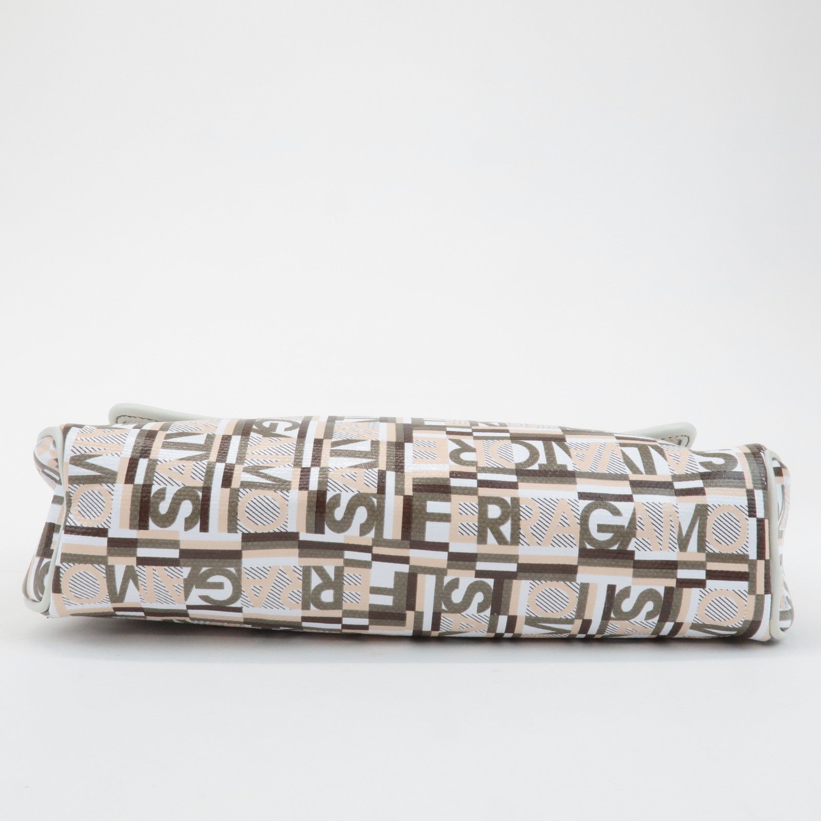 Ferragamo Leather PVC Accessoires Pouch Shoulder Bag Multicolor Used