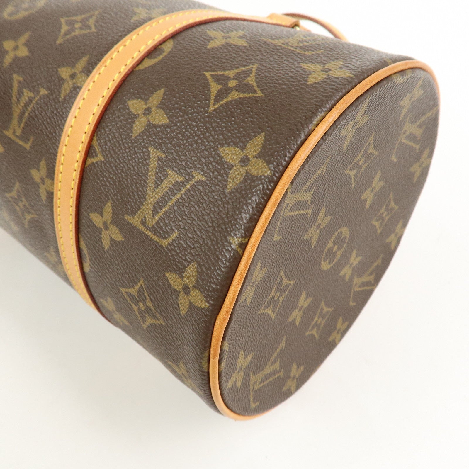 Louis Vuitton Monogram Papillon 30 Hand Bag New Style Brown M51385