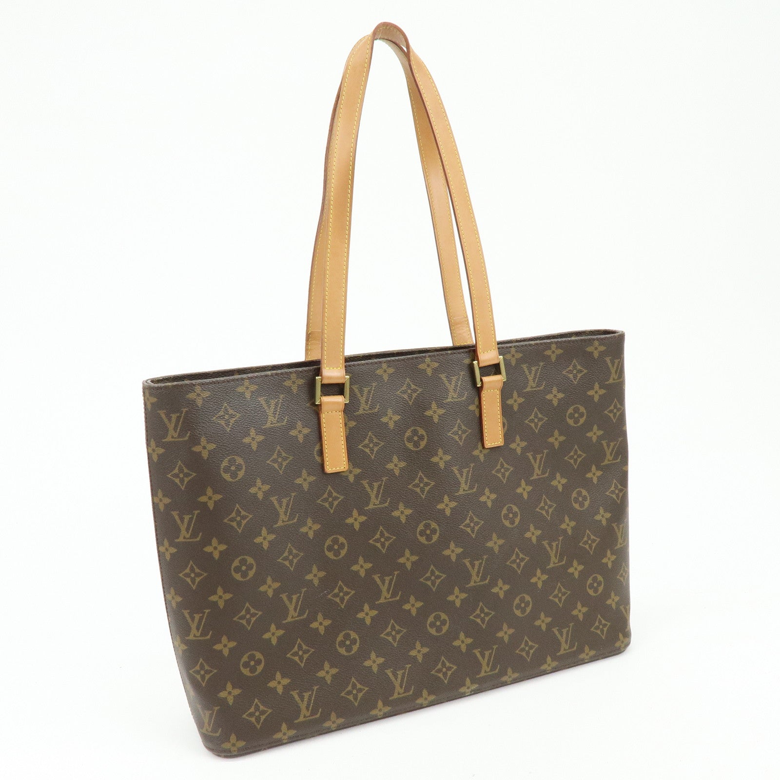 Louis Vuitton Monogram Luco Tote Bag Shoulder Bag Brown M51155