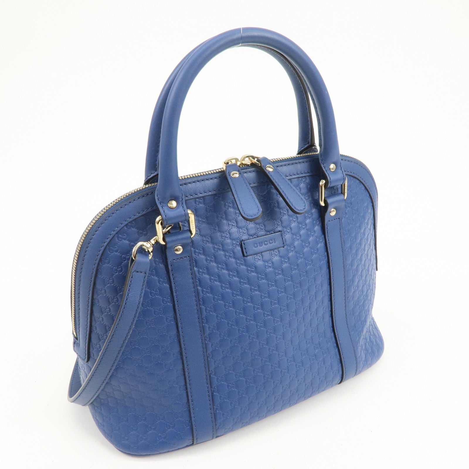 GUCCI Micro Guccissima Leather 2WAYBag Hand Bag Shoulder Bag 449663