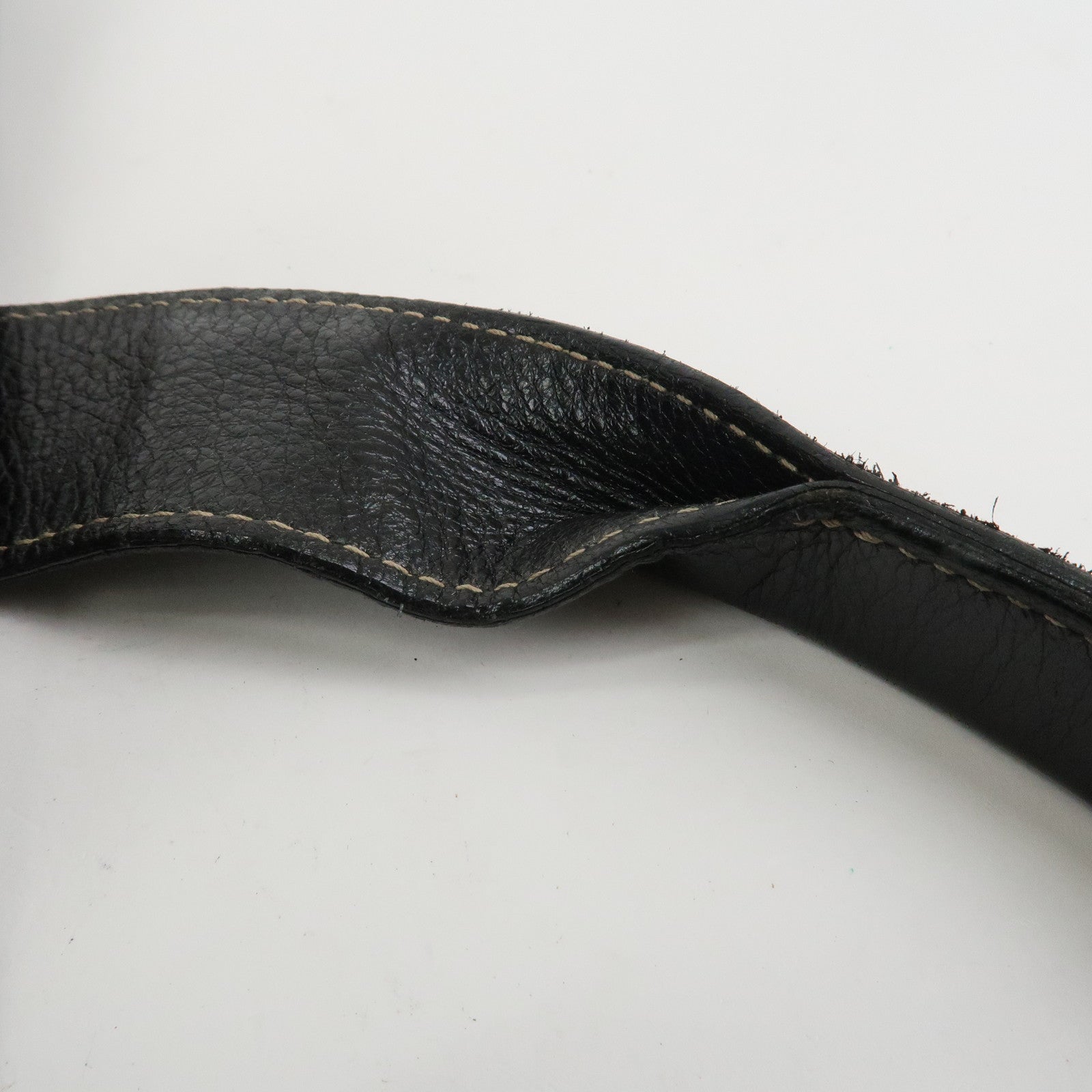 GUCCI Hysteria Leather Tote Bag Hand Bag Black 211126