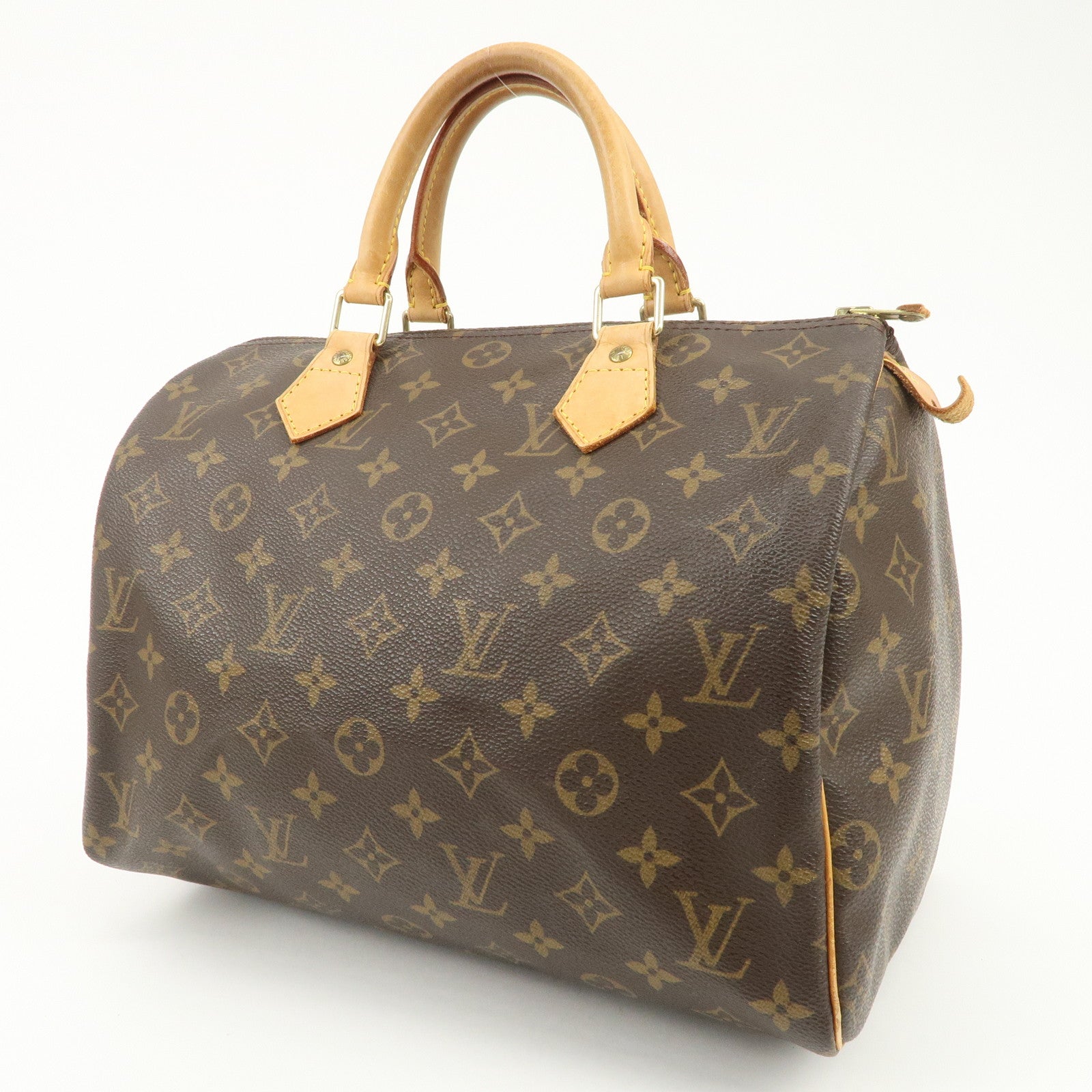 Louis Vuitton Monogram Speedy 30 Boston Bag Hand Bag Brown M41526