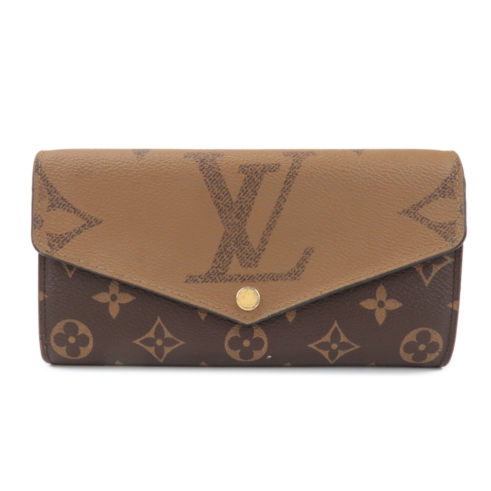 Louis Vuitton Monogram Reverse Portefeuille Sarah Wallet M80726