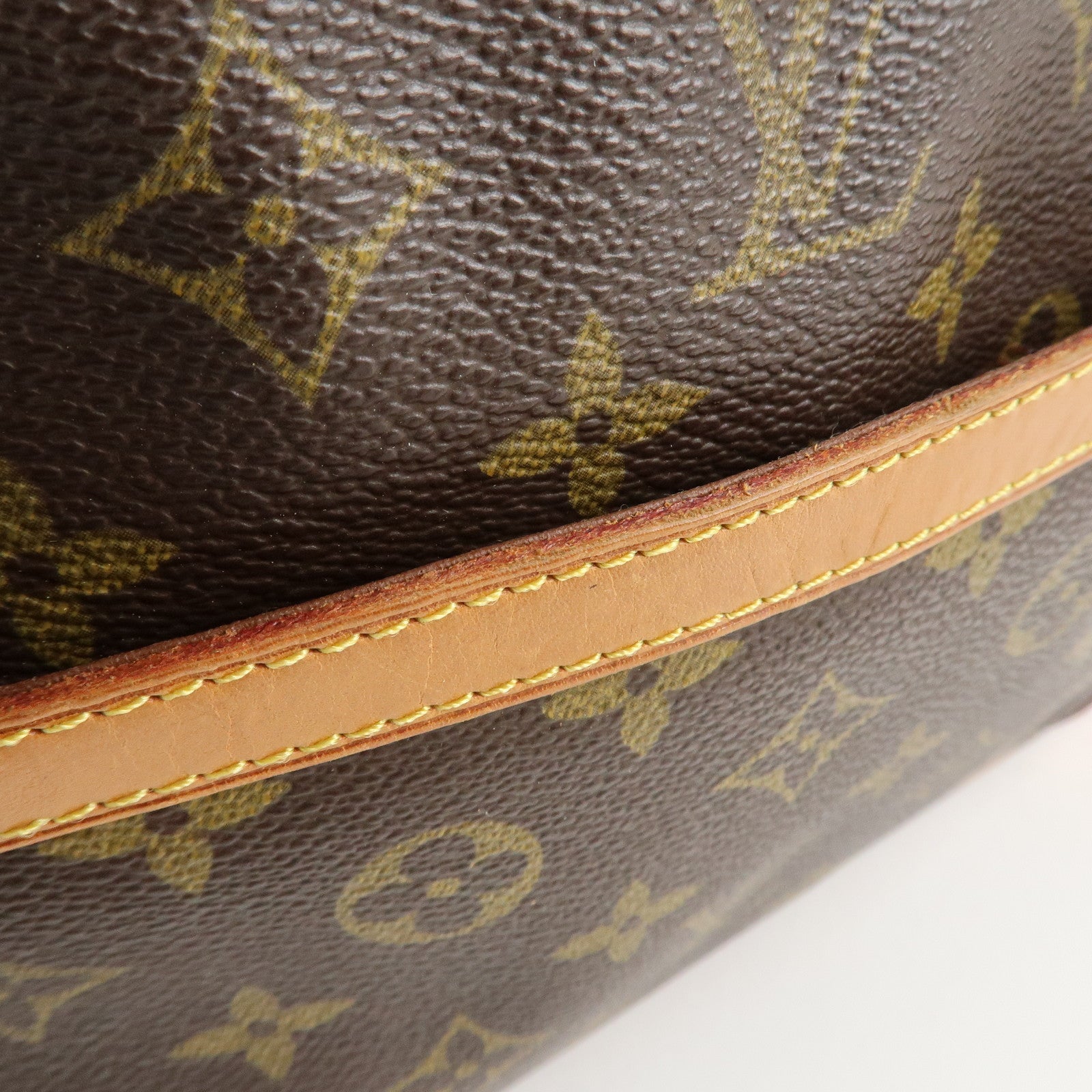 Louis Vuitton Monogram Compiegne 28 Pouch Clutch Bag Brown M51845 Used