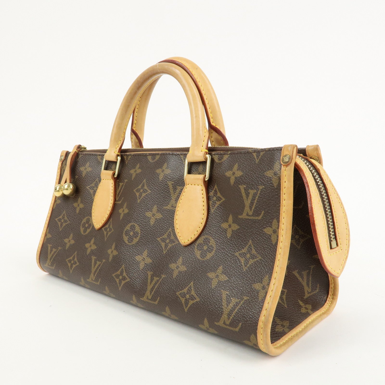 Louis Vuitton Monogram Popincourt Hand Bag Brown M40009