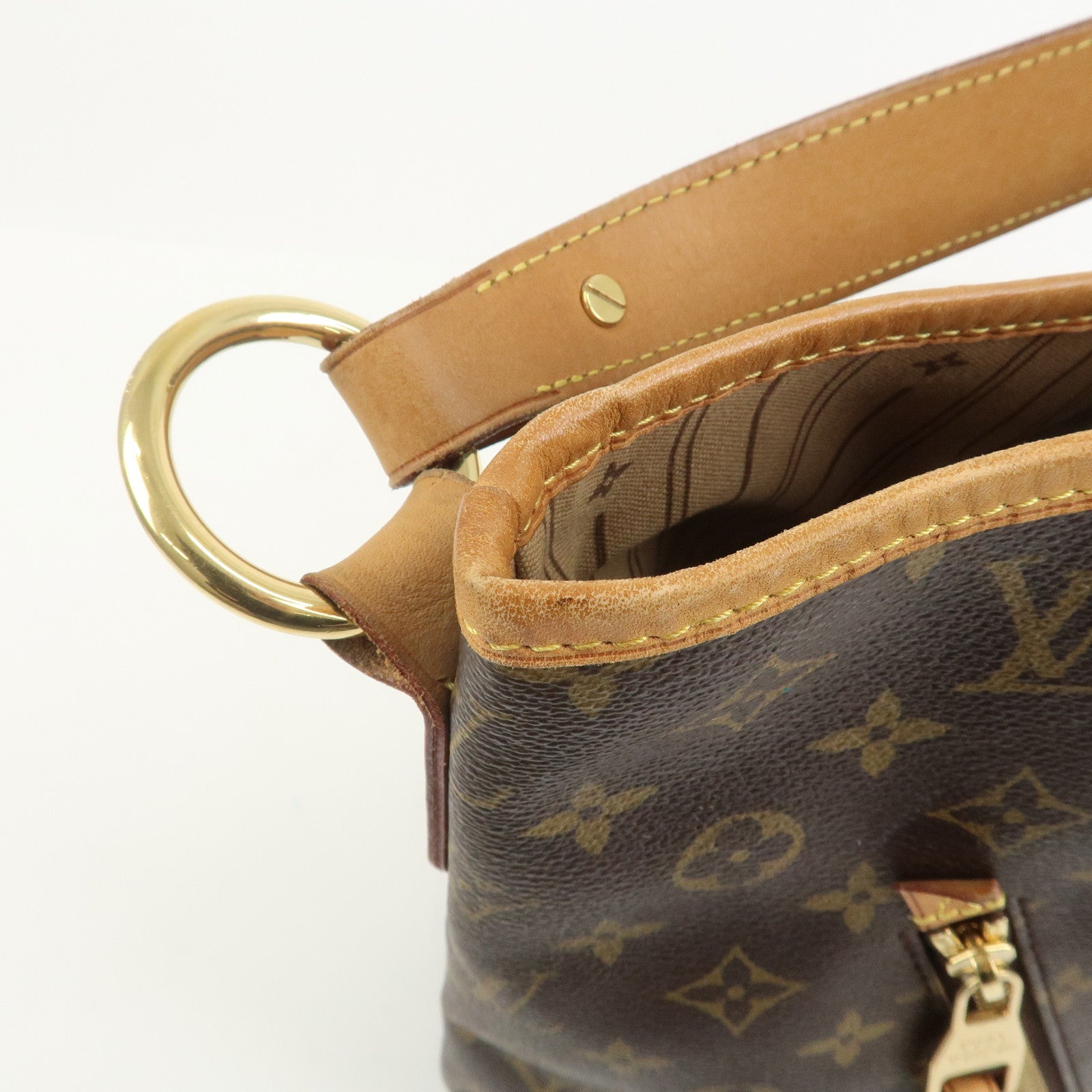 Louis Vuitton Monogram Delightful GM Shoulder Bag Brown M40354
