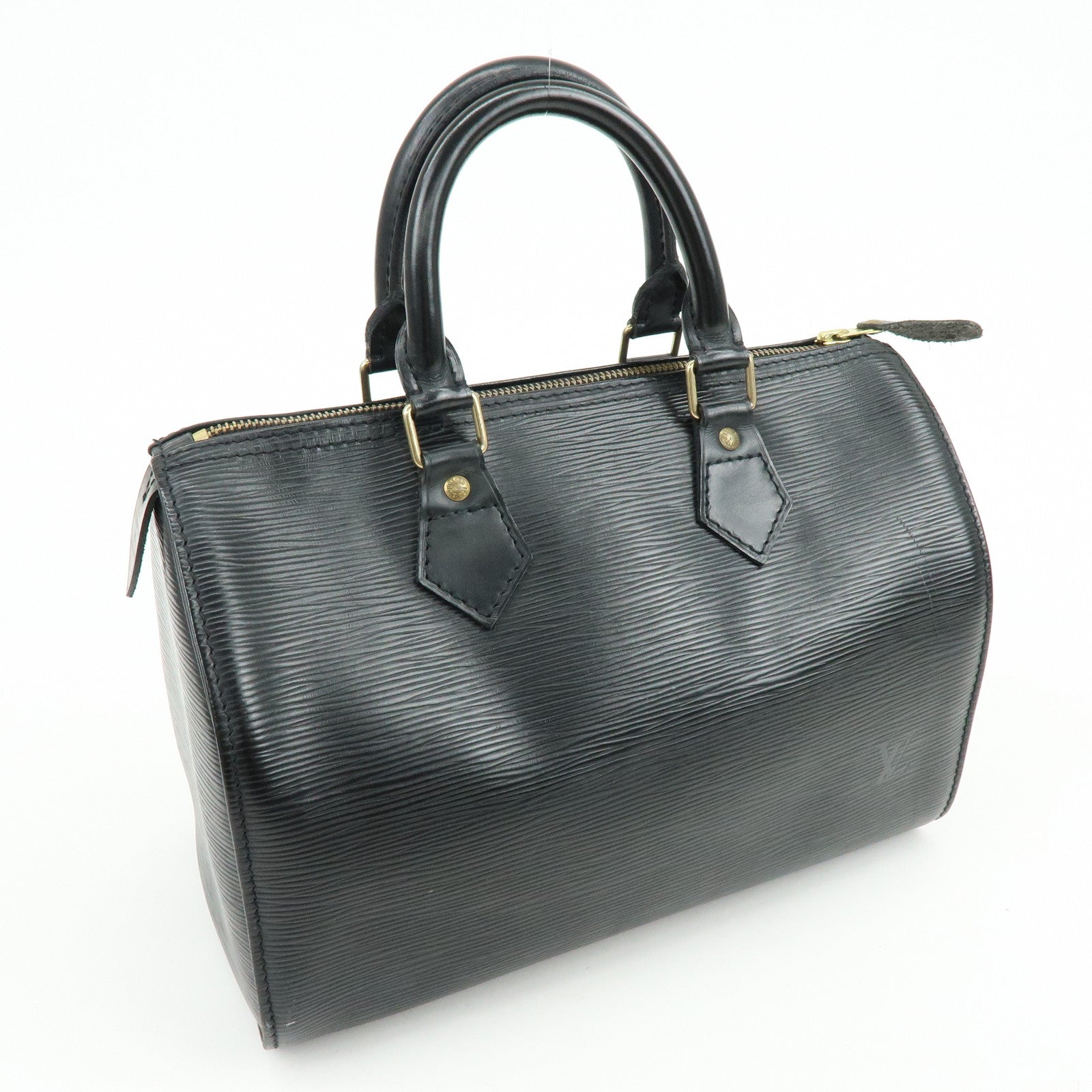 Louis Vuitton Epi Speedy 25 Hand Bag Boston Bag Noir M59032