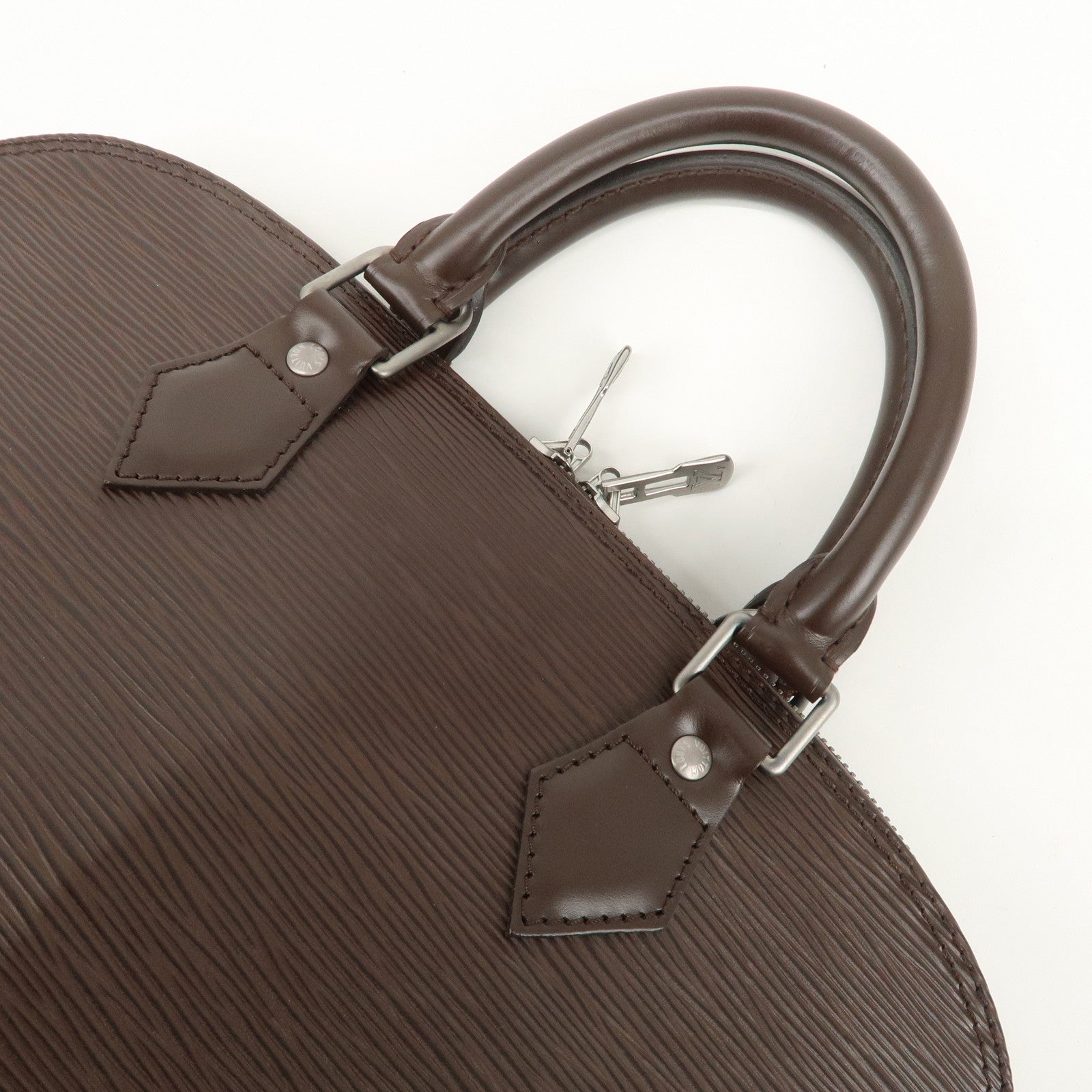 Louis Vuitton Epi Leather Alma Hand Bag Mocha M5214D