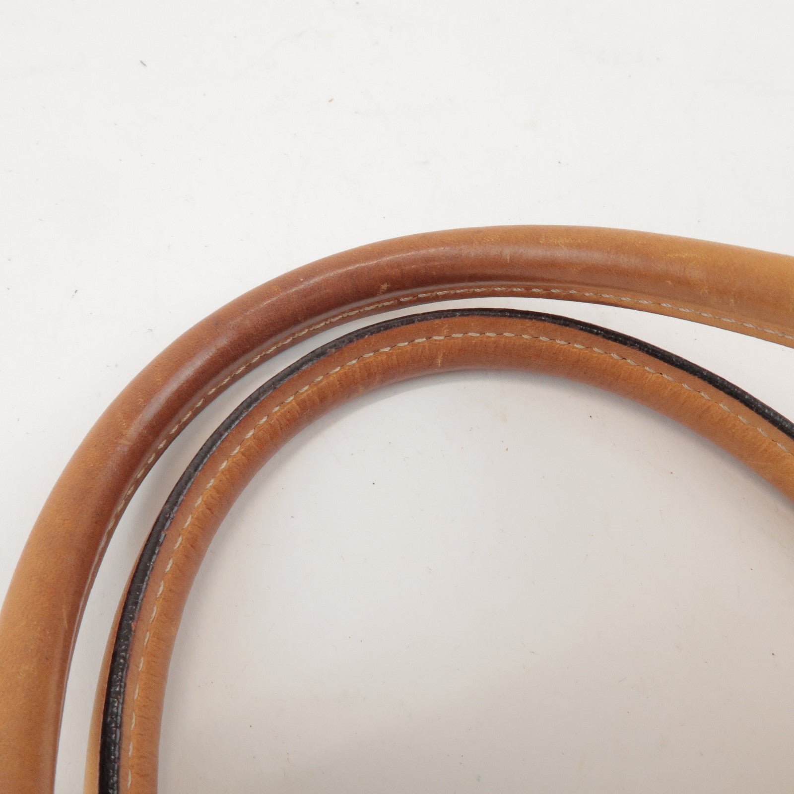 Christian Dior PVC Leather Hand Bag Light Brown Pink Orange