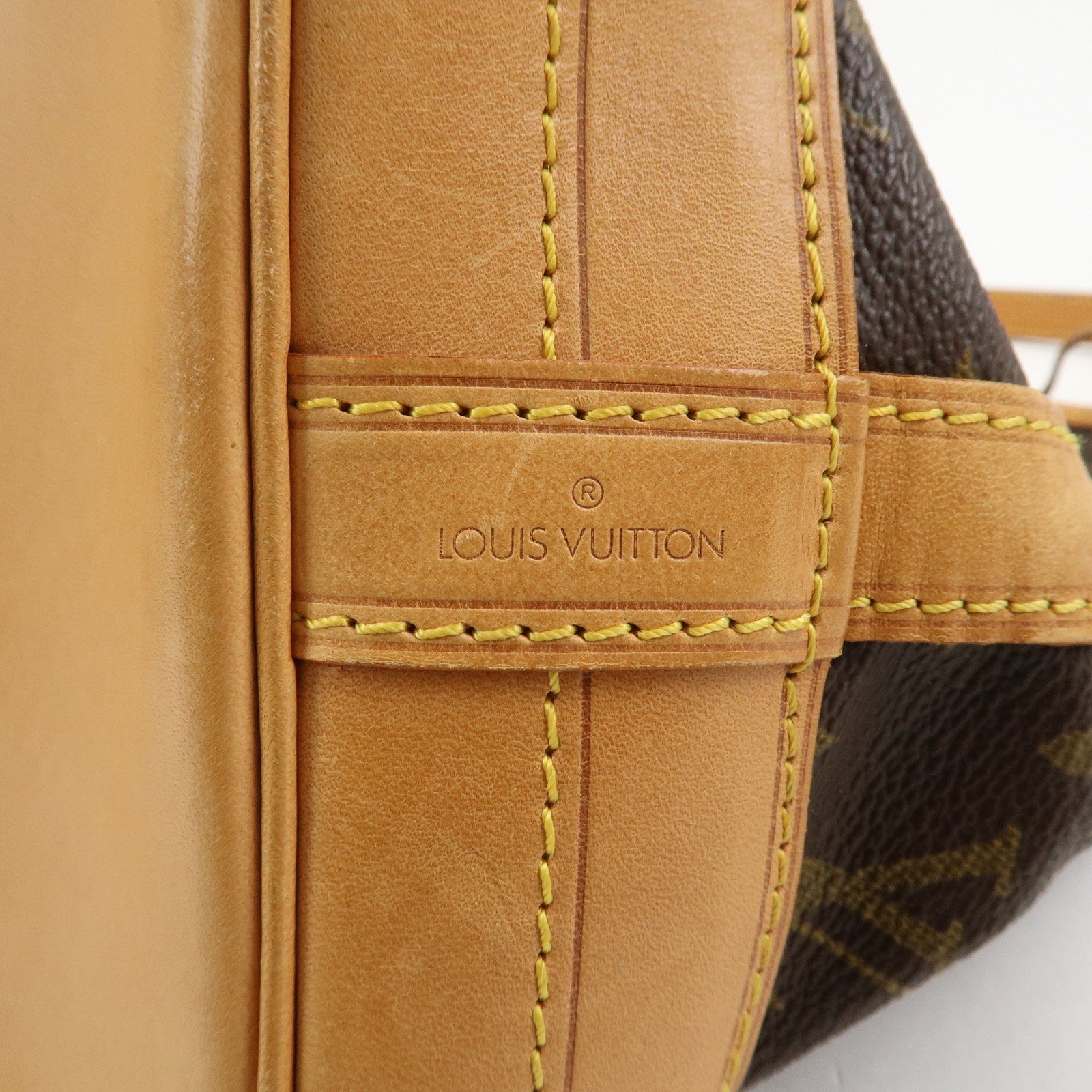 Louis Vuitton Monogram Noe Shoulder Bag Hand Bag Brown M42224