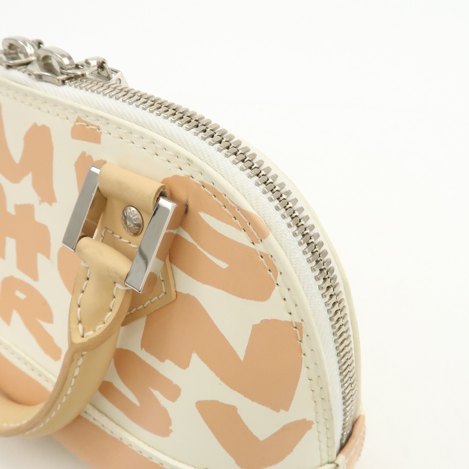 Louis Vuitton Monogram Graffiti Alma PM Hand Bag Beige Ivory M92178
