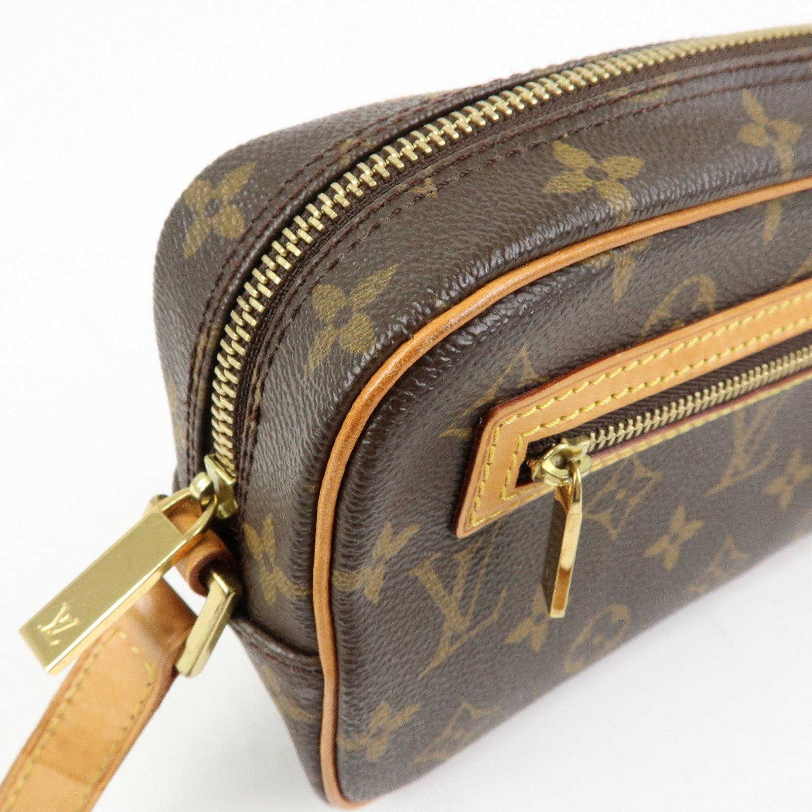 Louis Vuitton Monogram Pochette Cite Shoulder Bag Brown M51183