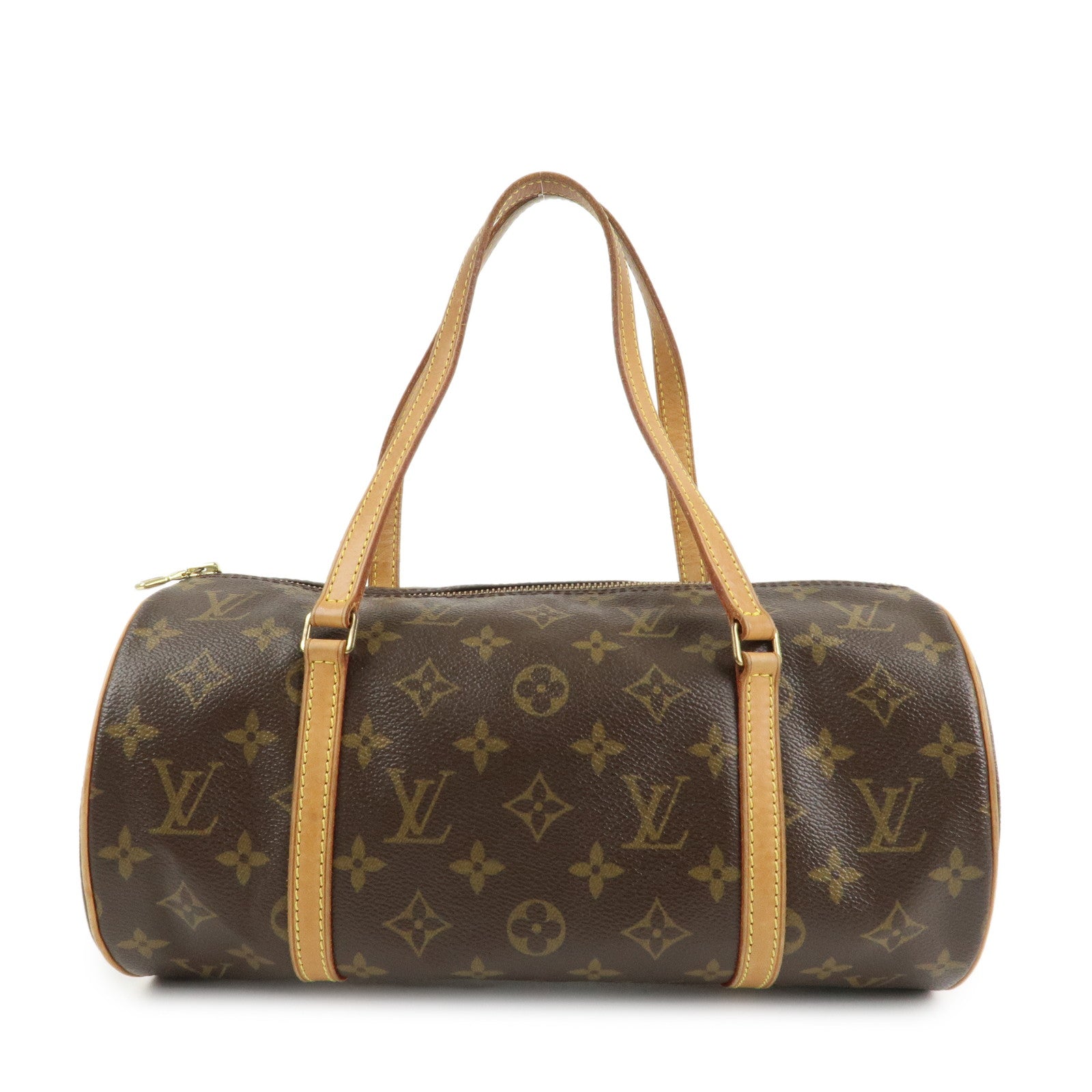 Louis Vuitton Monogram Papillon 30 Hand Bag New Style Brown M51385
