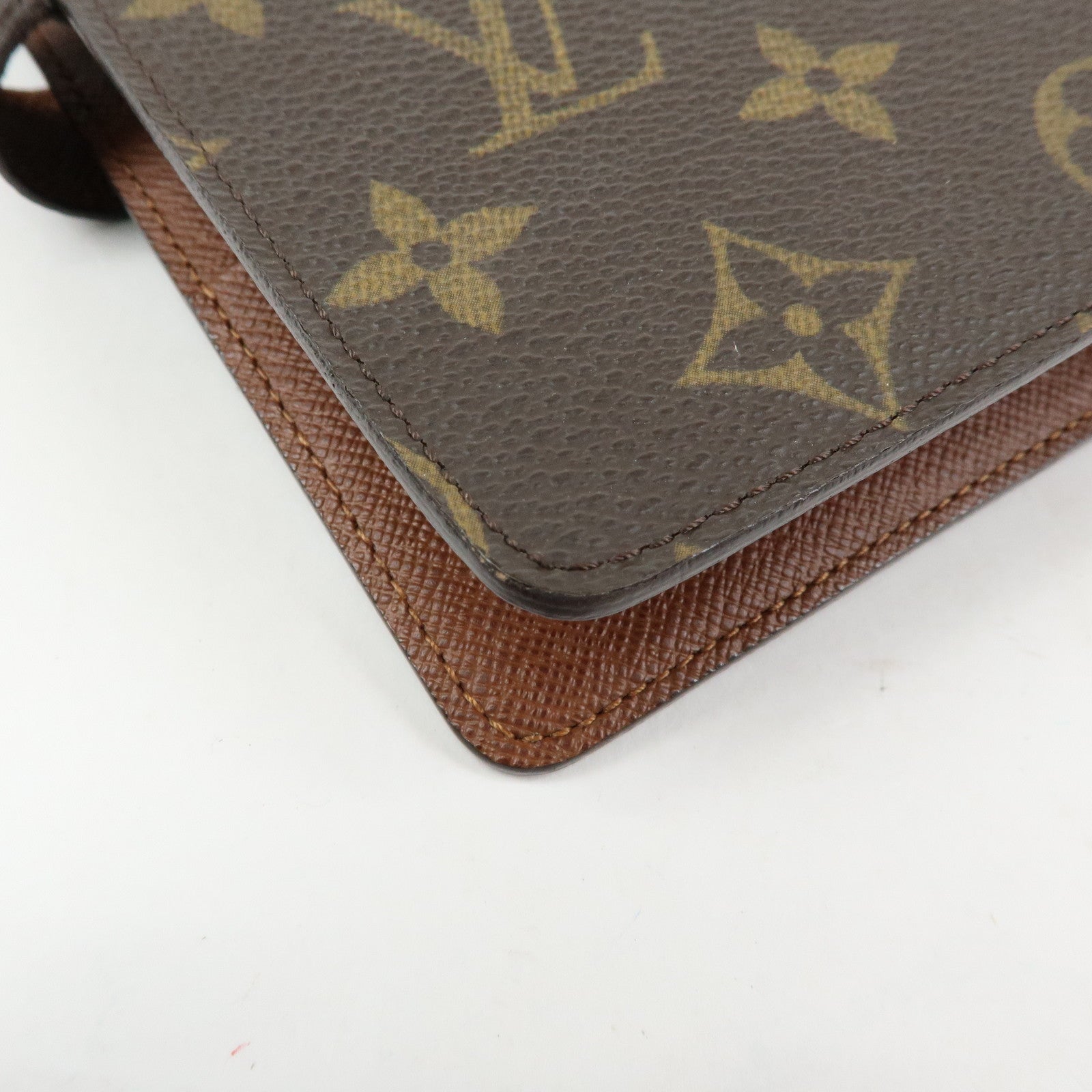 Louis Vuitton Monogram Agenda MM Planner Cover Brown R20105