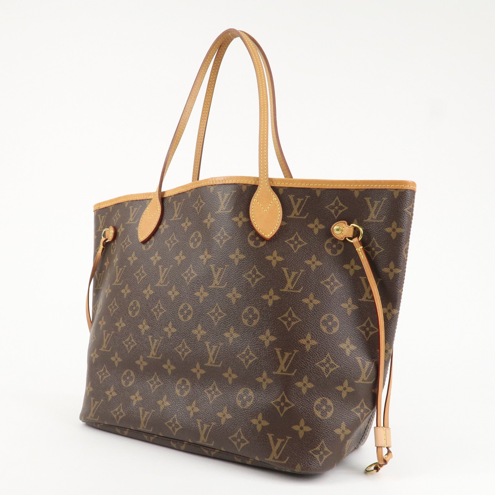 Louis Vuitton Monogram Neverfull MM Tote Bag Pivoine M41178 Used