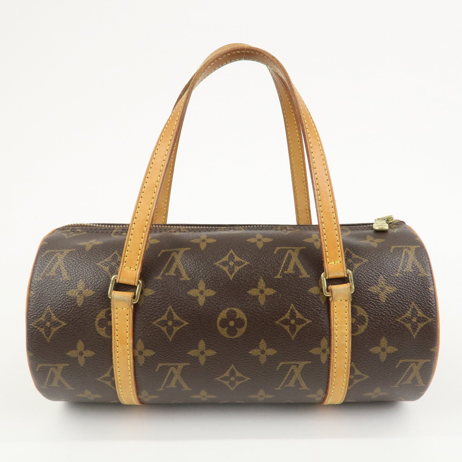 Louis Vuitton Monogram Papillon 26 Hand Bag Brown M51386