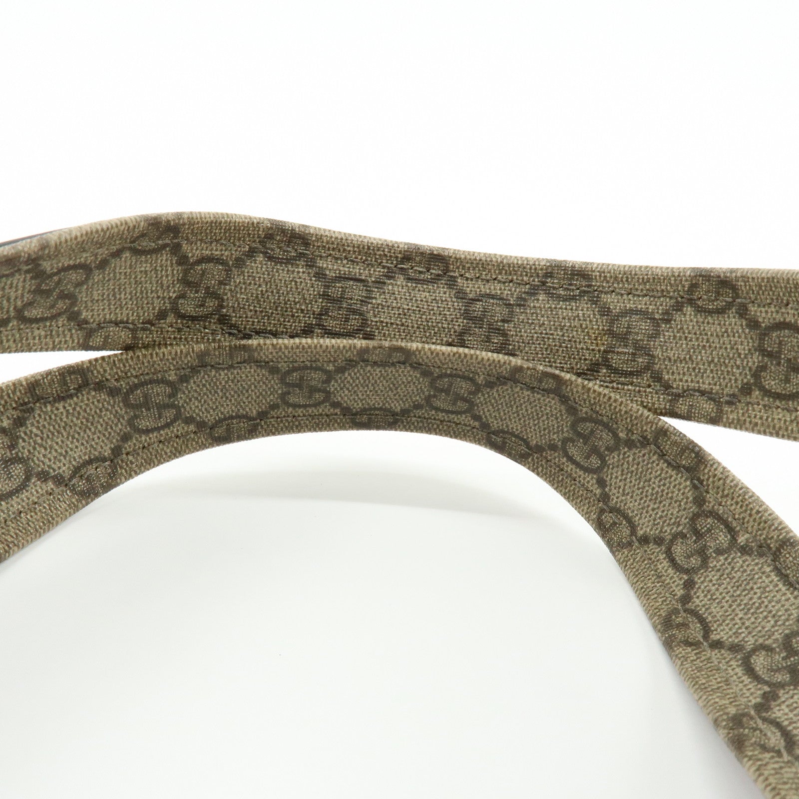 GUCCI GG Supreme Leather Sherry Tote Bag Shoulder Bag 211134