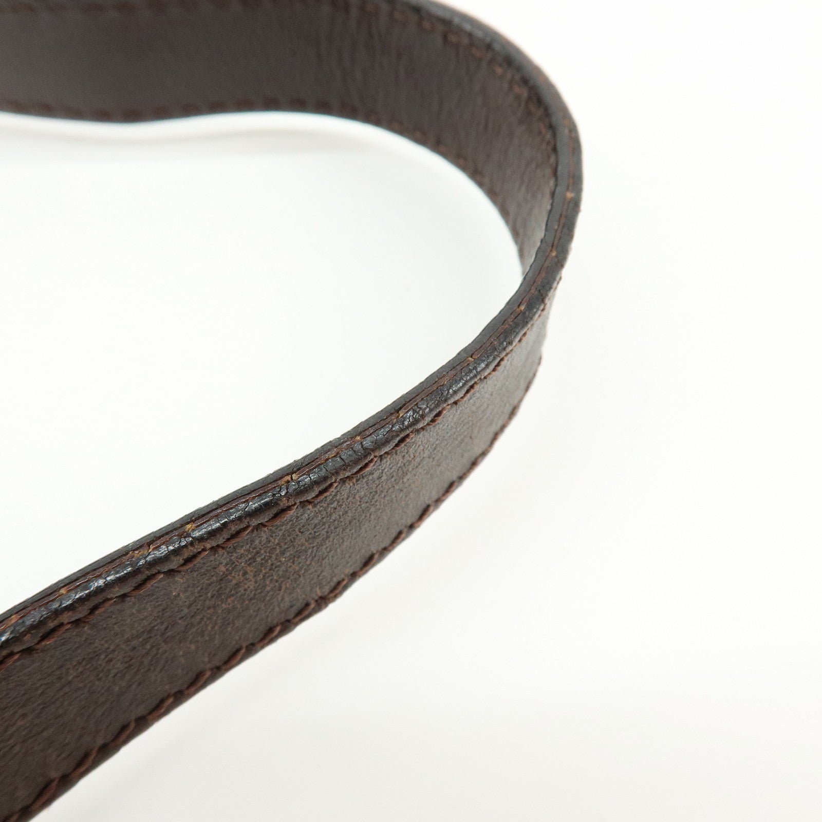 FENDI Zucca Canvas Shoulder Bag Hand Bag Brown Black 265690