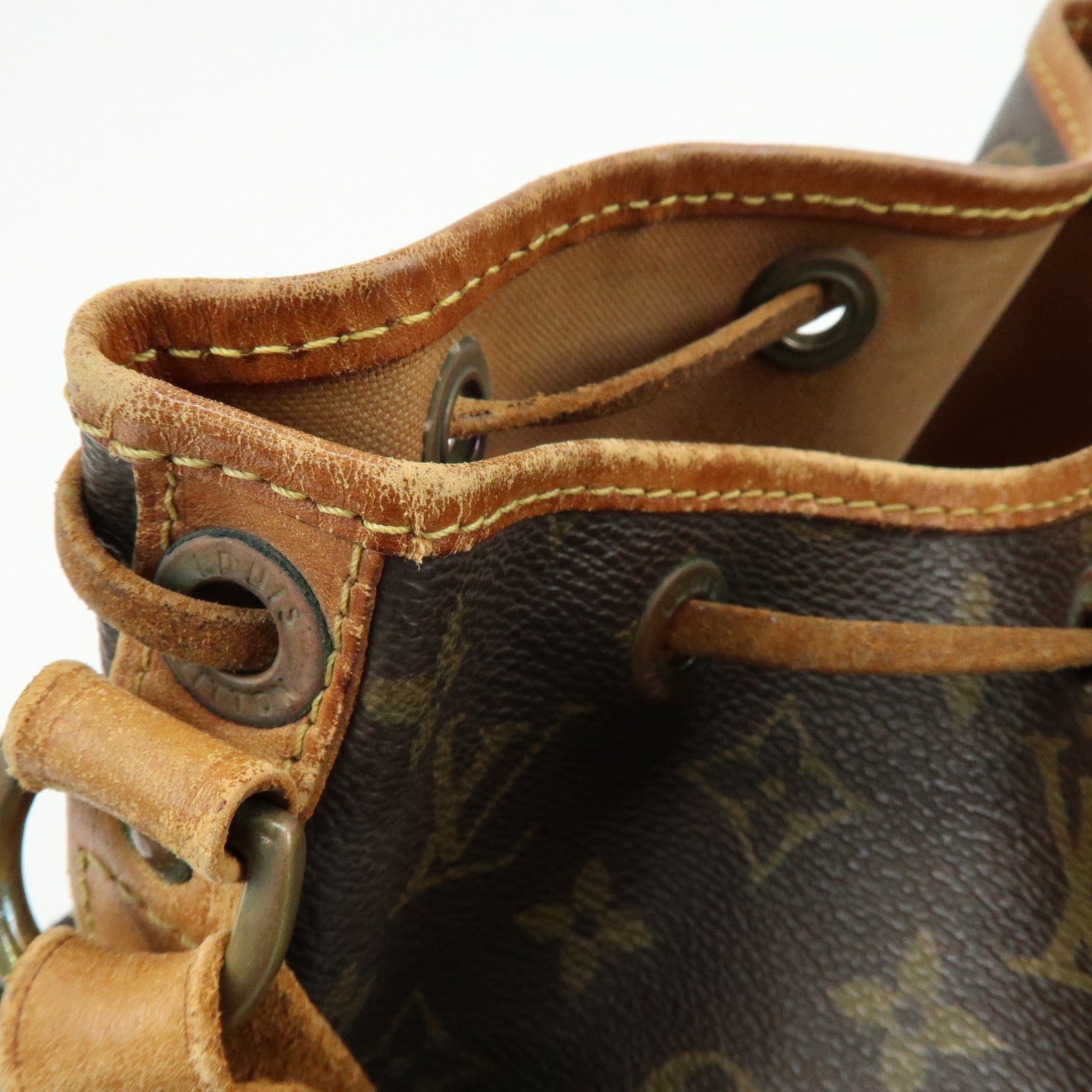 Louis Vuitton Monogram Petit Noe Shoulder Bag Brown M42226