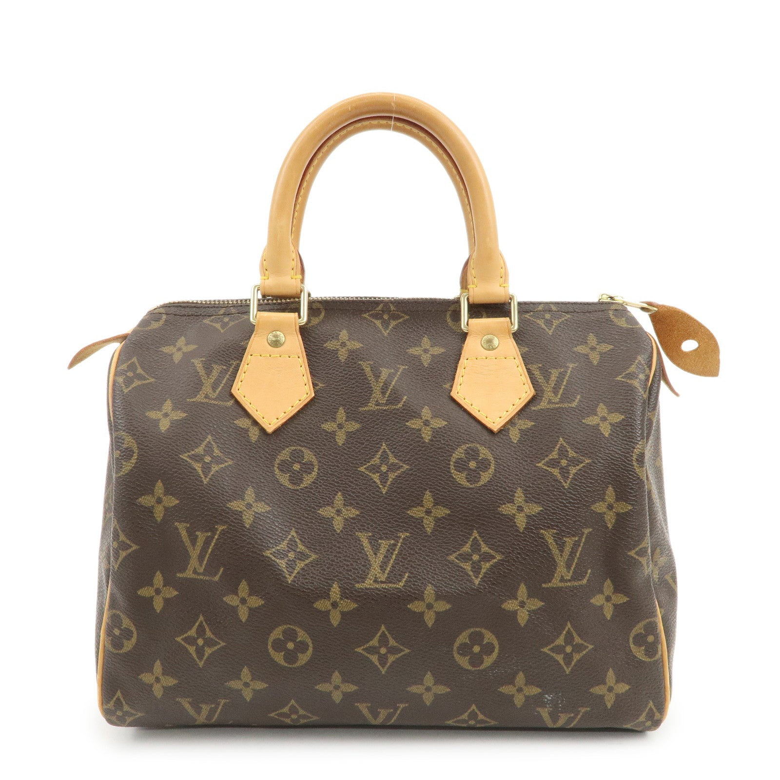 Louis Vuitton Monogram Speedy 25 Boston Bag Hand Bag Brown M41528