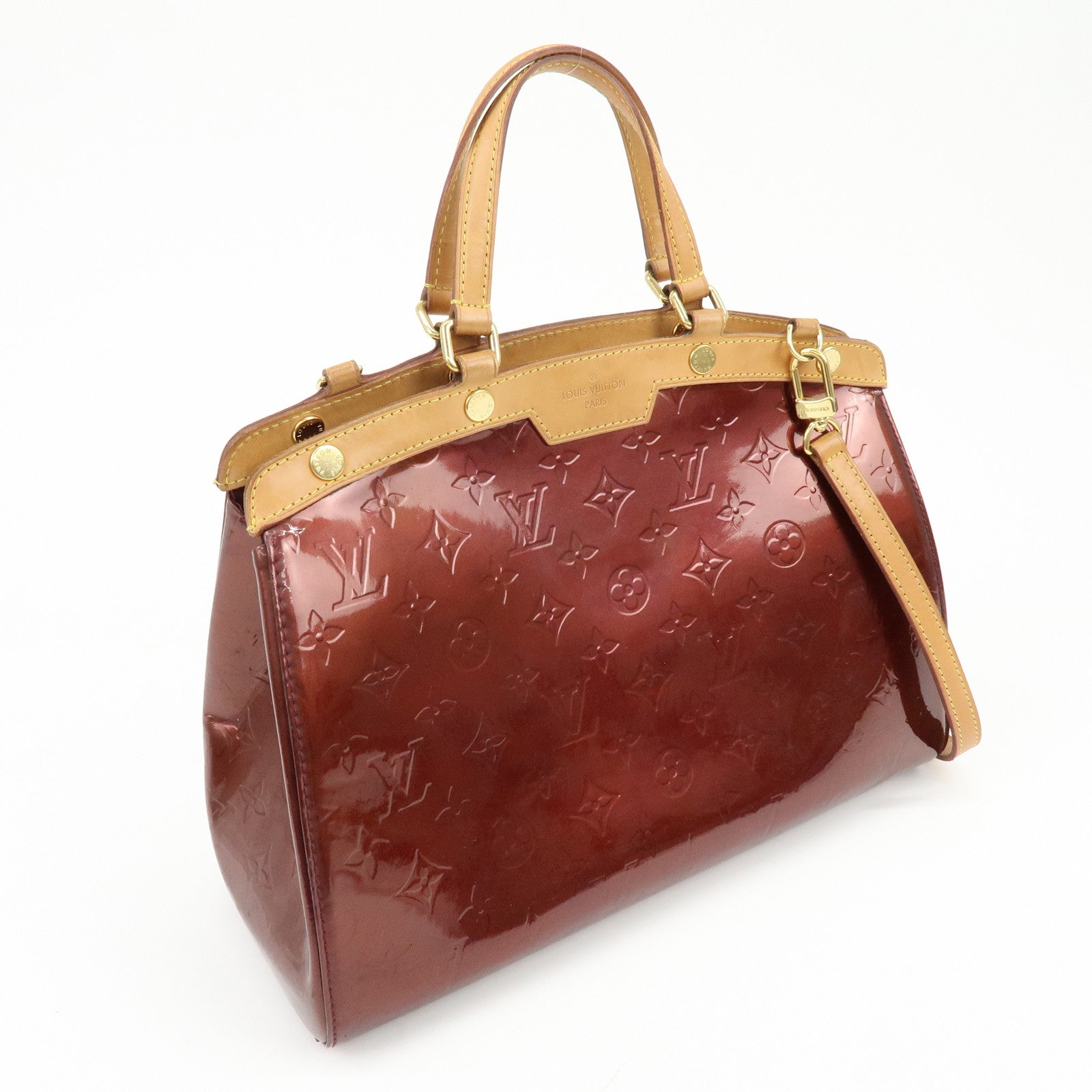 Louis Vuitton Monogram Vernis Brea MM 2Way Shoulder Bag M91690